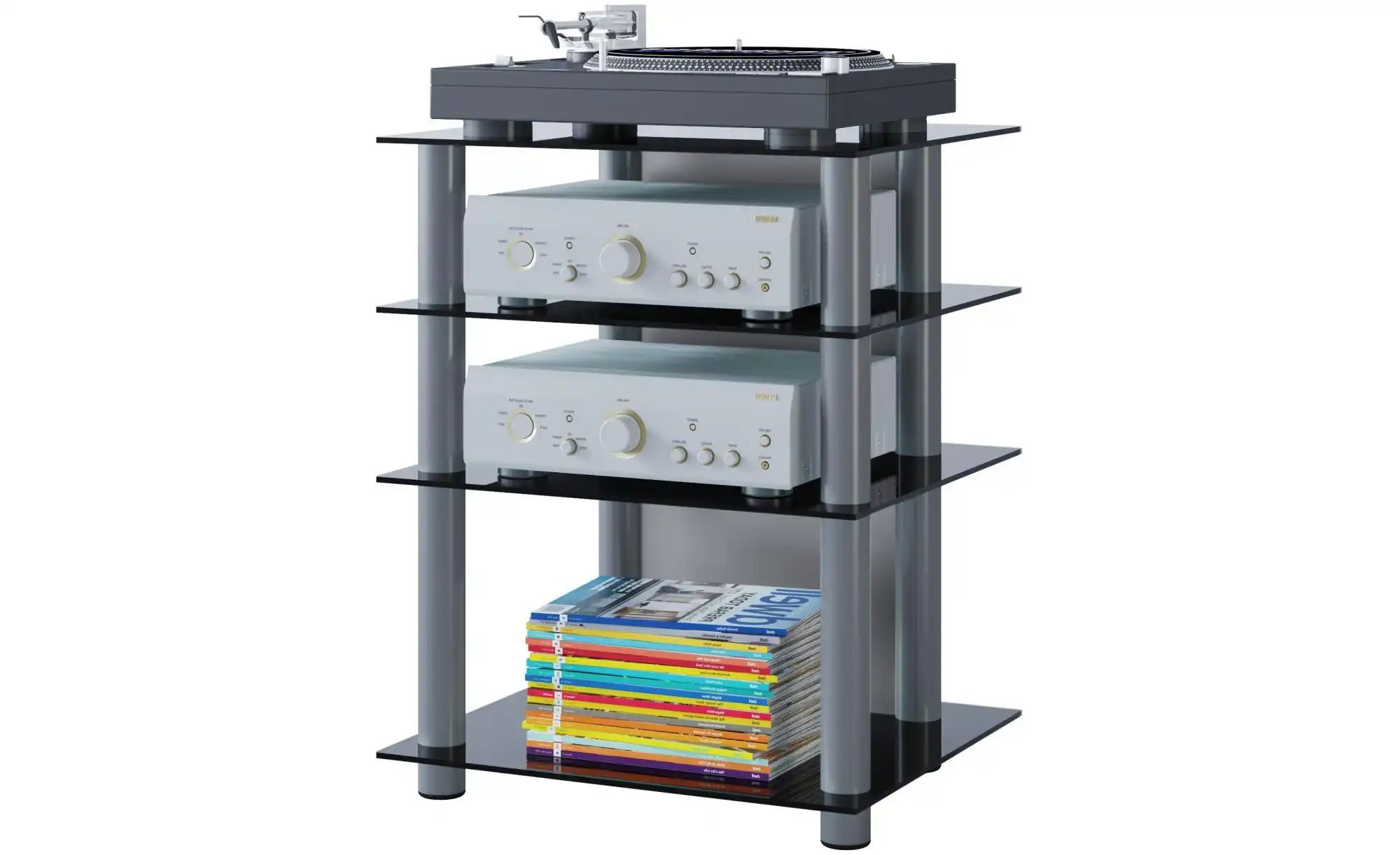 Regal  Bilus ¦ silber ¦ Maße (cm): B: 59 H: 70 T: 48.0 Tische > Beistelltis günstig online kaufen