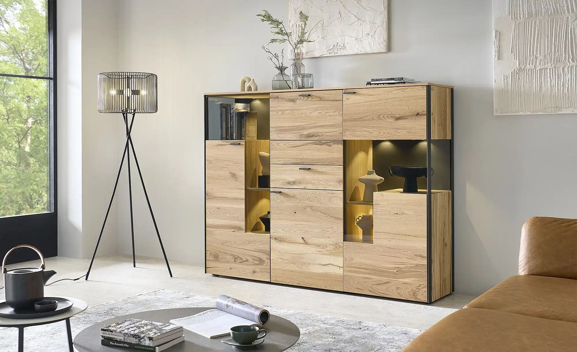 SCHÖNER WOHNEN Kollektion Highboard  Andra ¦ holzfarben ¦ Maße (cm): B: 182 günstig online kaufen