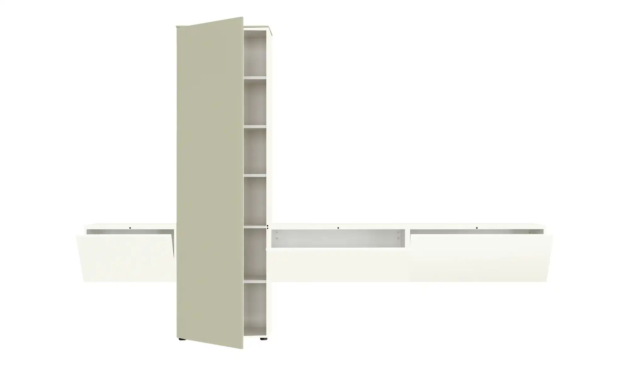 Thumbnail - Content Wohnwand  Style ¦ grün ¦ Maße (cm): B: 301 H: 205 T: 38.0 Kommoden & Sideboards > Wohnwände - Höffner