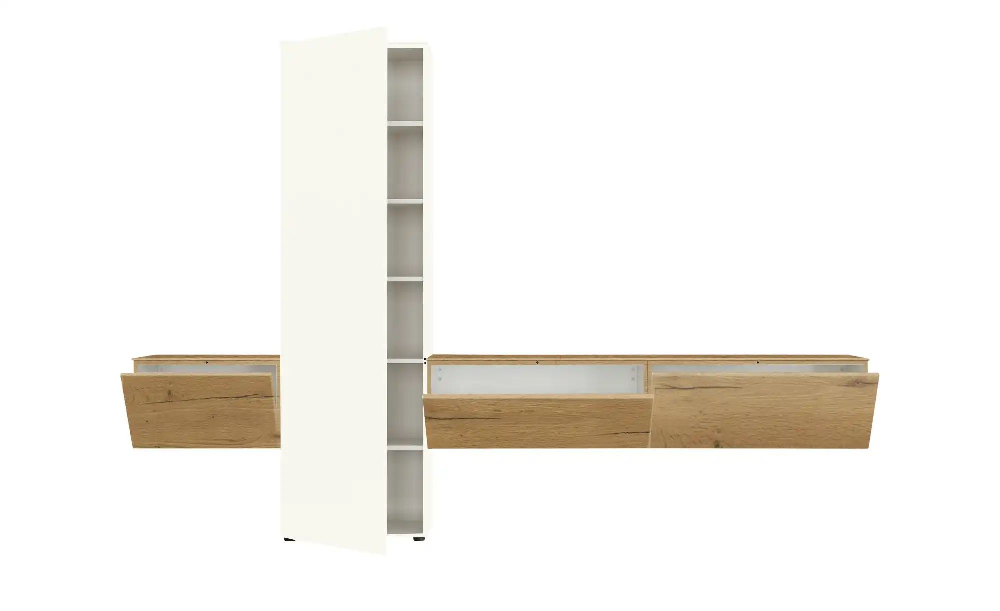 Content Wohnwand  Style ¦ weiß ¦ Maße (cm): B: 301 H: 205 T: 38.0 Kommoden günstig online kaufen