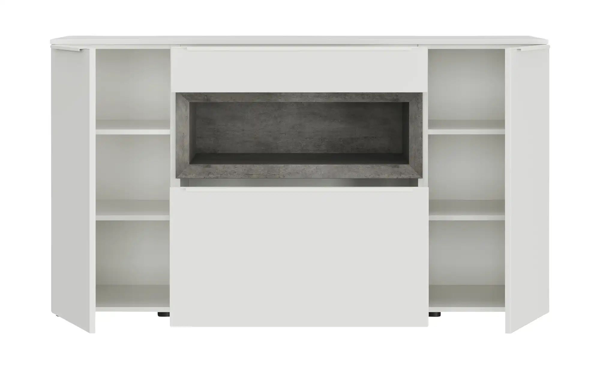 Thumbnail - Content Sideboard  Case ¦ weiß ¦ Maße (cm): B: 161 H: 90 T: 49.0 Kommoden & Sideboards > Sideboards - Höffner