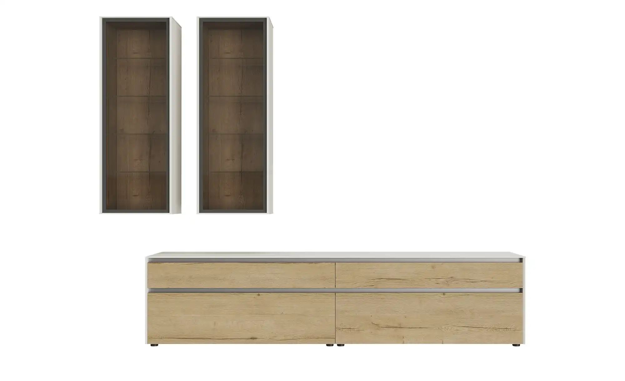 Thumbnail - Content Wohnkombination  Metro Line ¦ beige ¦ Maße (cm): B: 290 H: 207 T: 60.0 Kommoden & Sideboards > Wohnwände - Höffn...