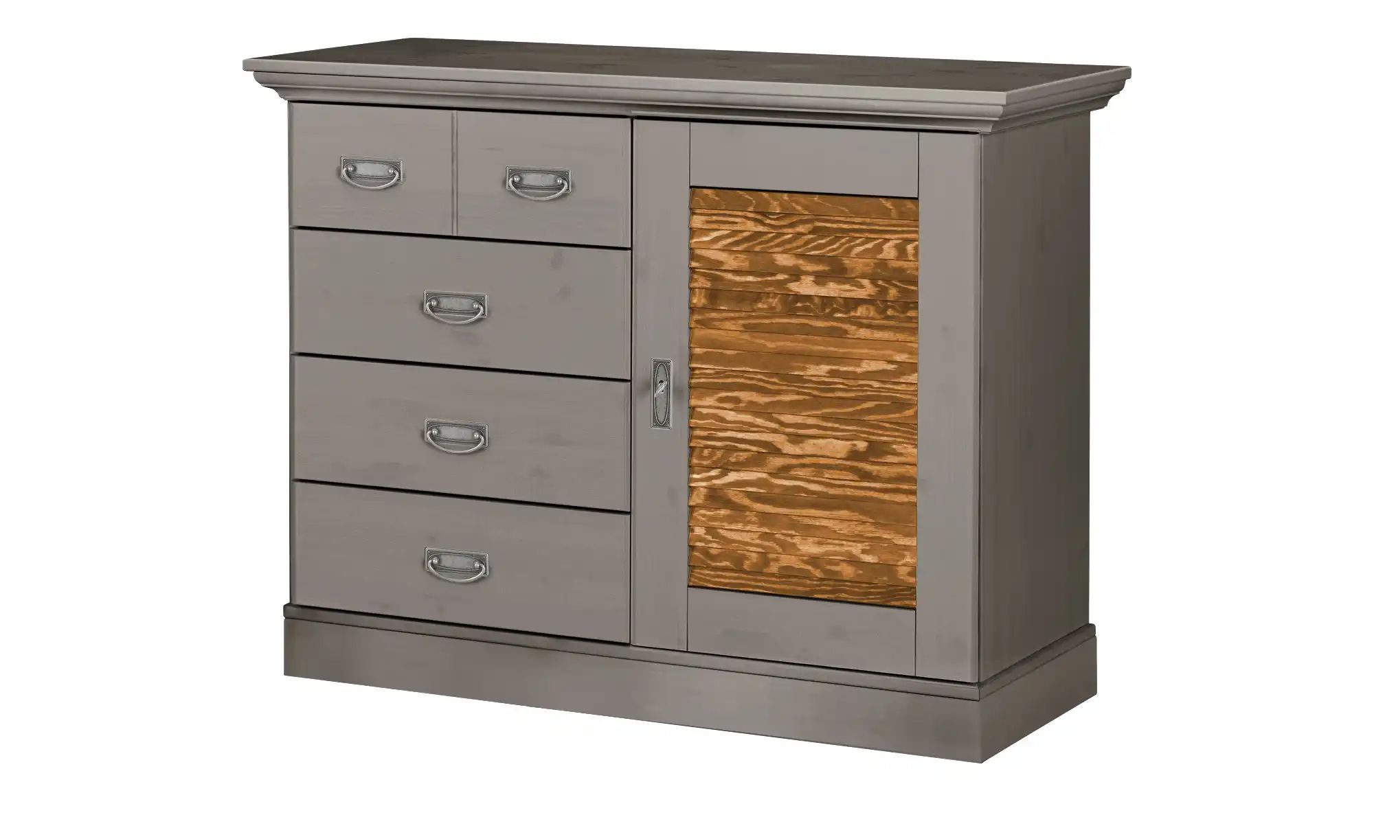 maison bleue Kommode  Fancy  grau  Maße (cm): B: 118,5 H: 90,1 T: 48.0 | 04260670994375