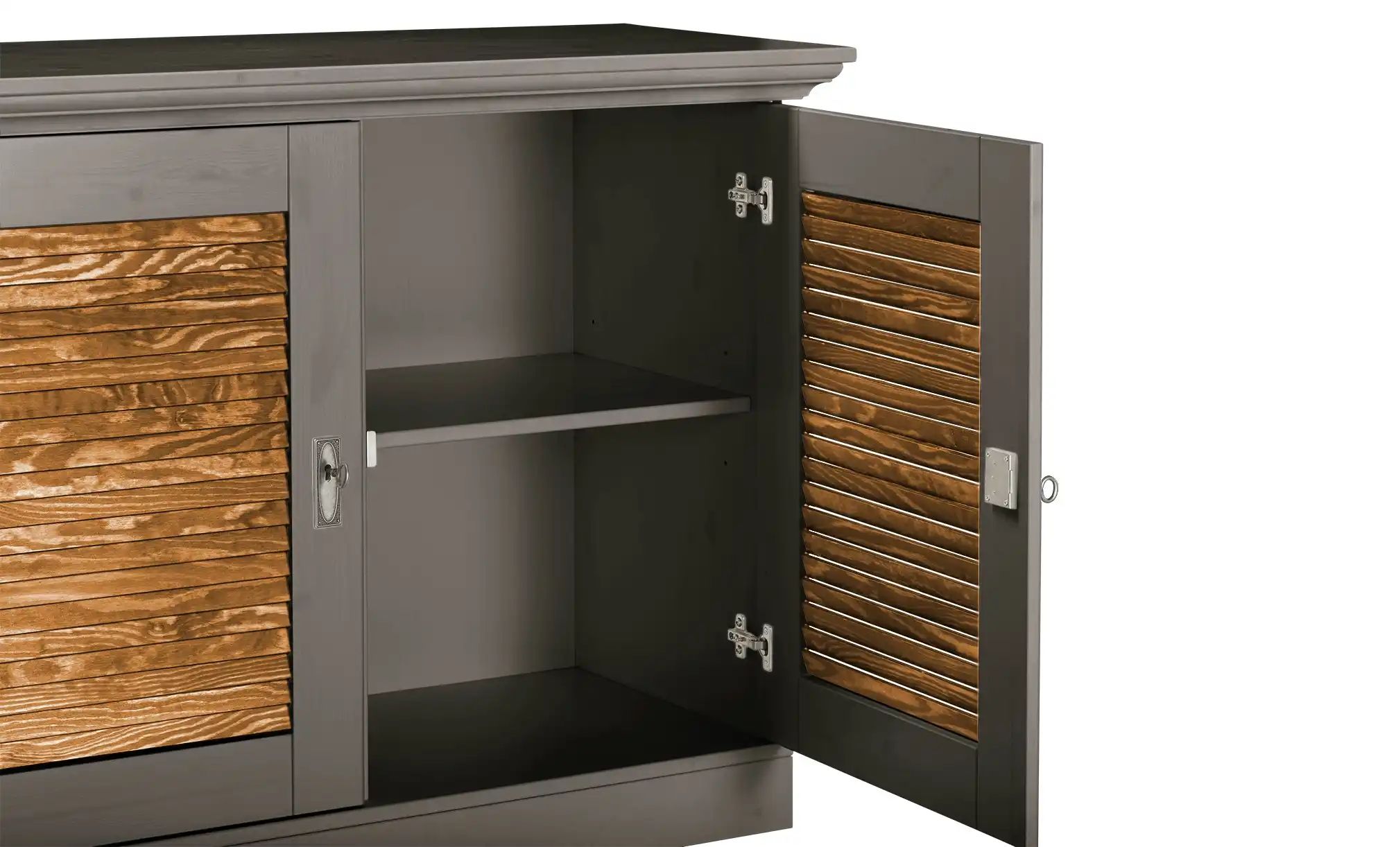 Thumbnail - maison bleue Sideboard  Fancy ¦ grau ¦ Maße (cm): B: 118,5 H: 90,1 T: 48.0 Kommoden & Sideboards > Kommoden - Höffner
