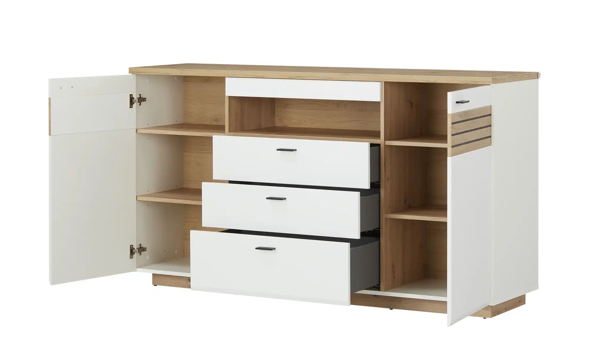 uno Sideboard  Fresno ¦ weiß ¦ Maße (cm): B: 175 H: 97 T: 47.0 Kommoden & S günstig online kaufen