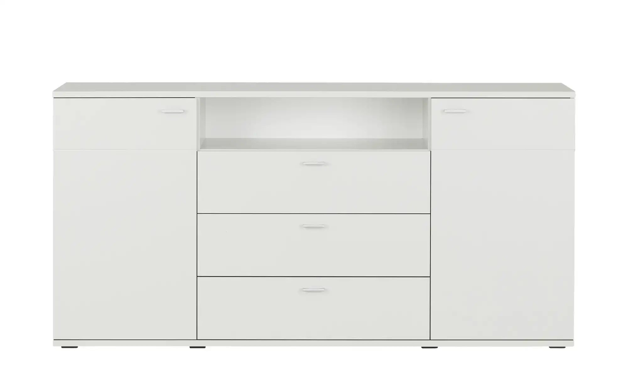 uno Sideboard  Amelia ¦ grau ¦ Maße (cm): B: 180 H: 90 T: 42 Kommoden & Sid günstig online kaufen