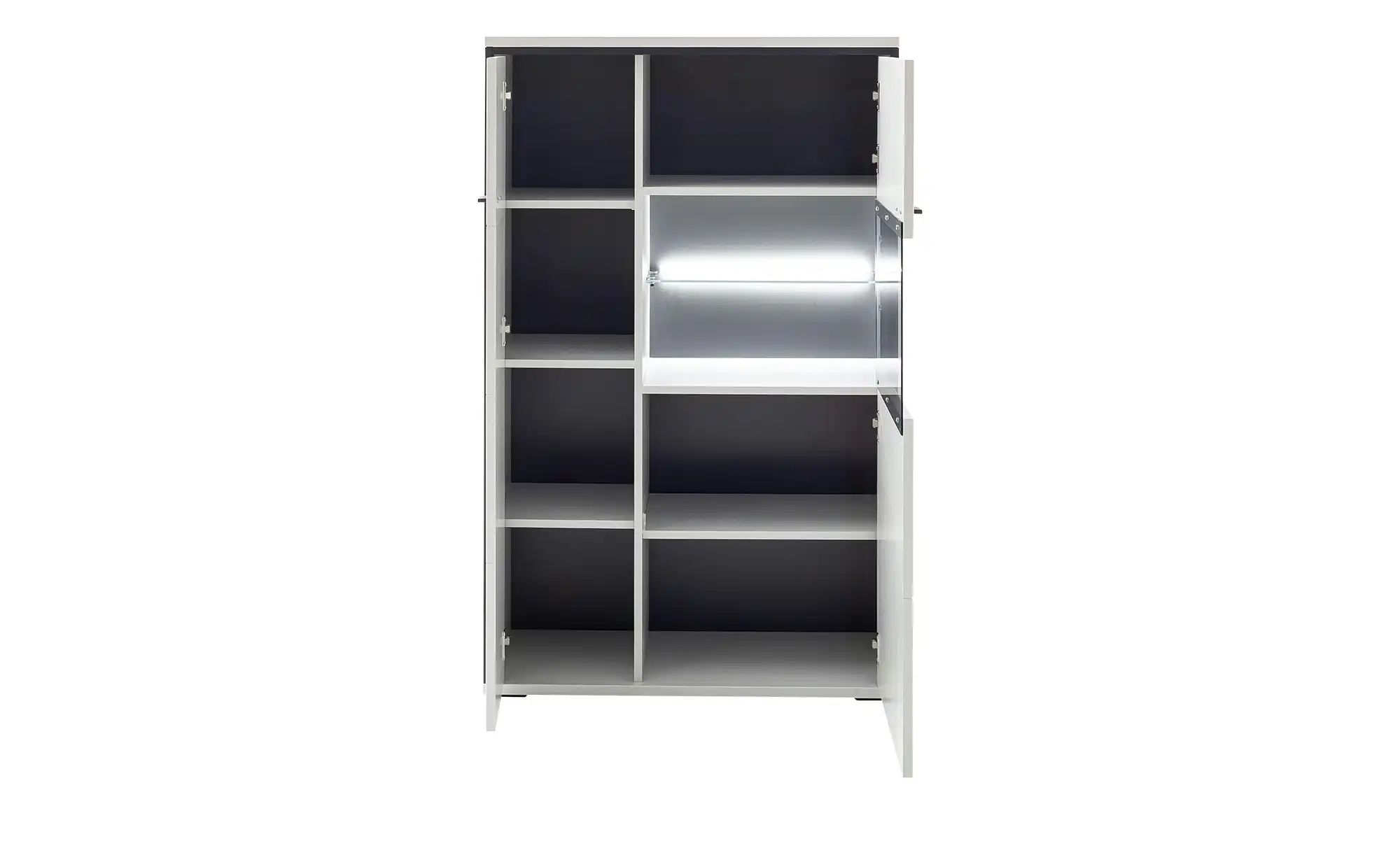 Thumbnail - uno Highboard Orella ¦ weiß ¦ Maße (cm): B: 84 H: 136 T: 38.0 Kommoden & Sideboards > Highboards - Höffner