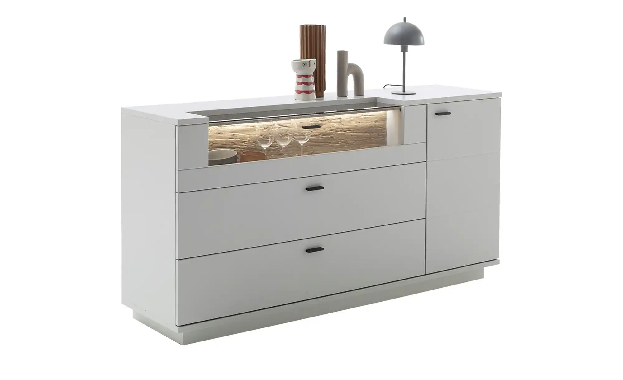Thumbnail - uno Sideboard Sarbonne ¦ grau ¦ Maße (cm): B: 165 H: 85 T: 44.0 Kommoden & Sideboards > Sideboards - Höffner