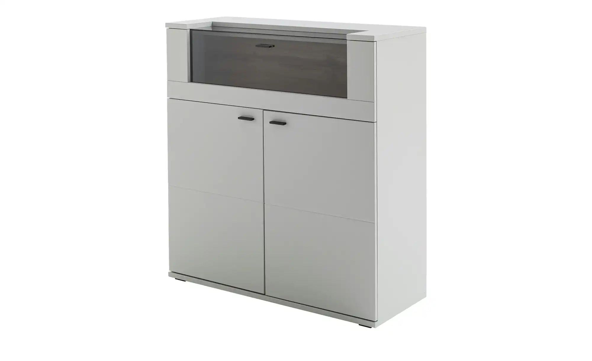 uno Highboard  Sarbonne ¦ grau ¦ Maße (cm): B: 110 H: 120 T: 44 Kommoden & günstig online kaufen