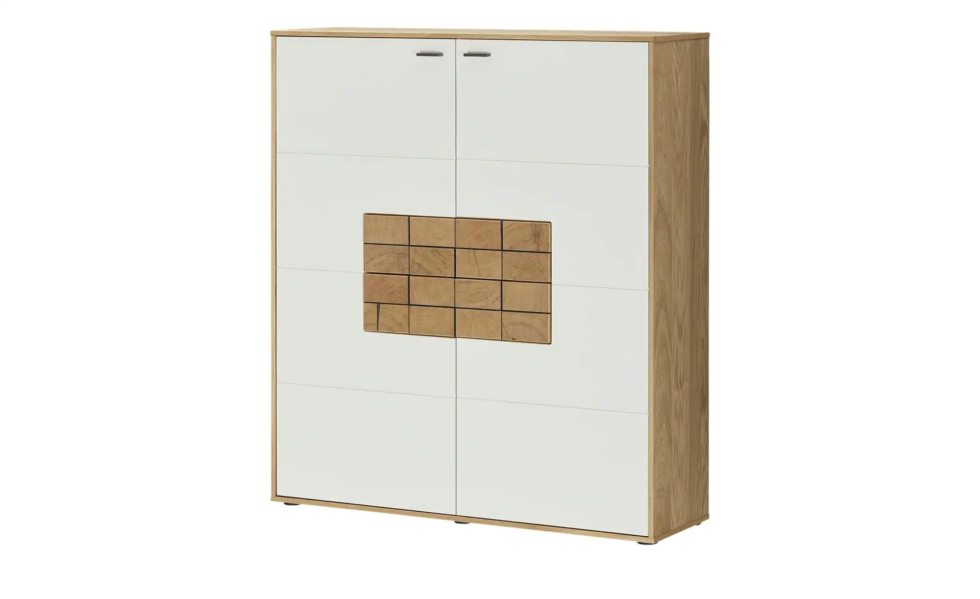 Jette Home Highboard  Laguna ¦ weiß ¦ Maße (cm): B: 124 H: 140 T: 38 Kommod günstig online kaufen