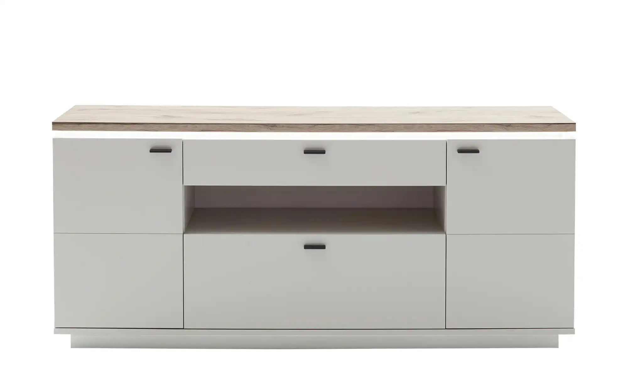 Thumbnail - uno Sideboard  Amantea ¦ grau ¦ Maße (cm): B: 180 H: 81 T: 44.0 Kommoden & Sideboards > Sideboards - Höffner