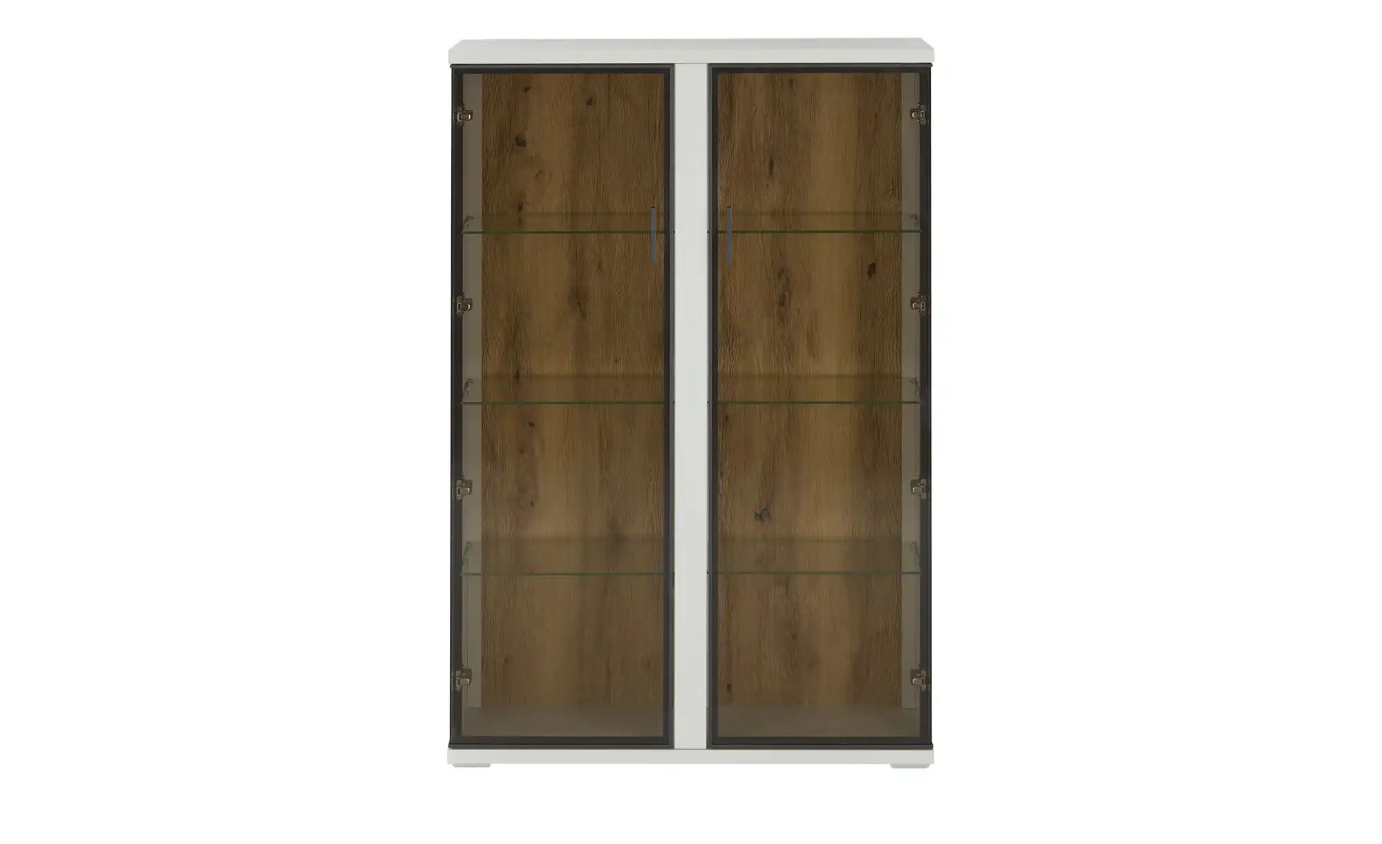 Jette Home Highboard  Yannik ¦ schwarz ¦ Maße (cm): B: 97 H: 143 T: 41.0 Ko günstig online kaufen