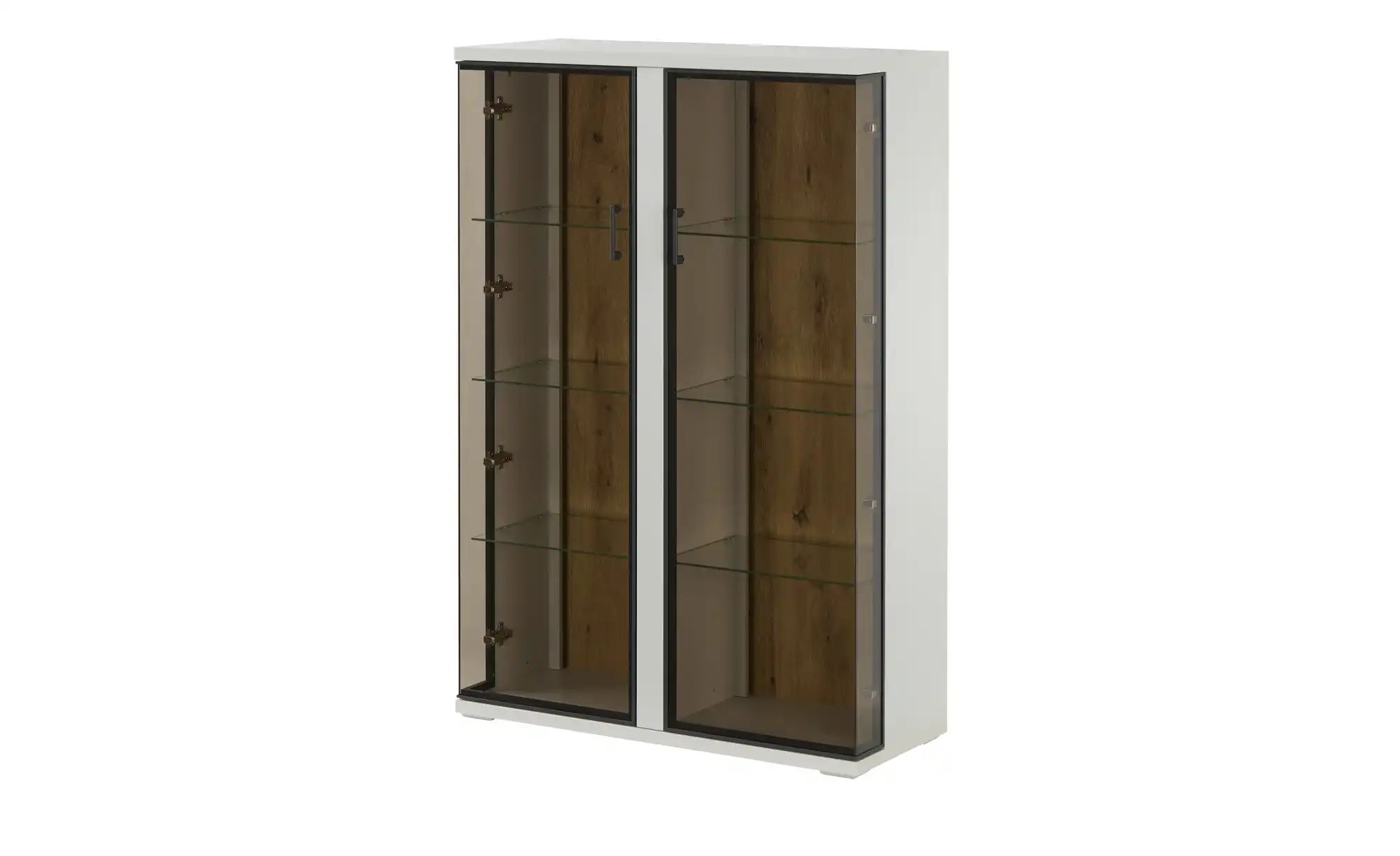 Jette Home Highboard  Yannik ¦ schwarz ¦ Maße (cm): B: 97 H: 143 T: 41.0 Ko günstig online kaufen