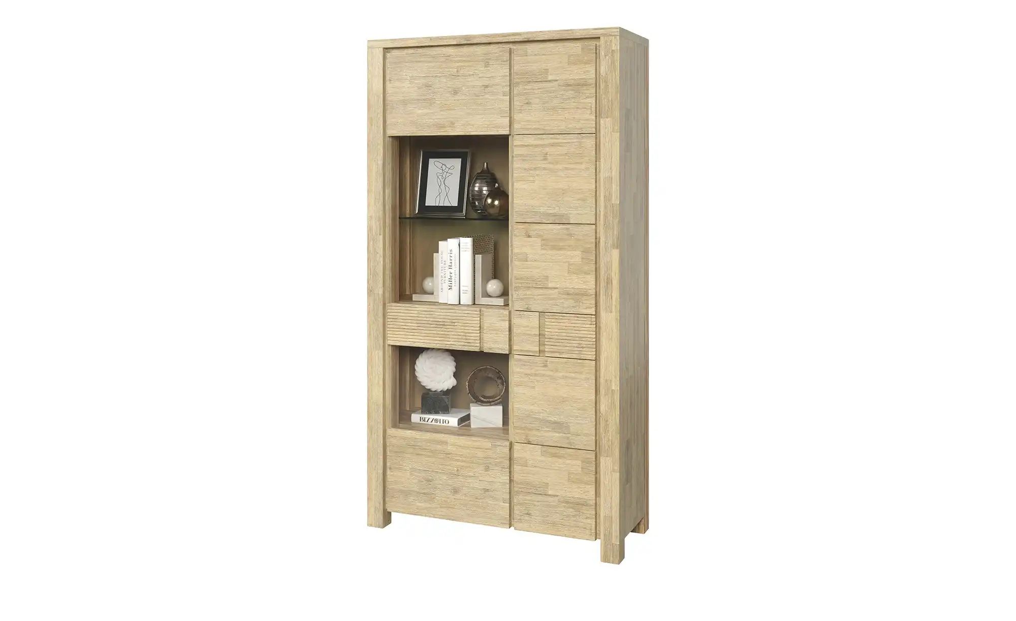 Vitrine  Sahara ¦ holzfarben ¦ Maße (cm): B: 102,4 H: 189,8 T: 40.0 Schränk günstig online kaufen