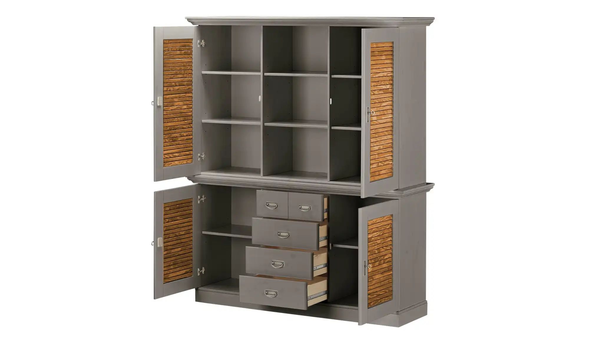 Thumbnail - maison bleue Buffet  Fancy ¦ grau ¦ Maße (cm): B: 171,3 H: 202,1 T: 48.0 Schränke > Buffets - Höffner