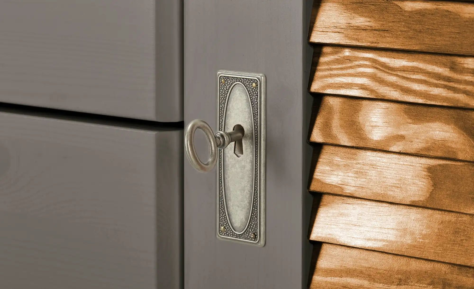 Thumbnail - maison bleue Buffet  Fancy ¦ grau ¦ Maße (cm): B: 171,3 H: 202,1 T: 48.0 Schränke > Buffets - Höffner