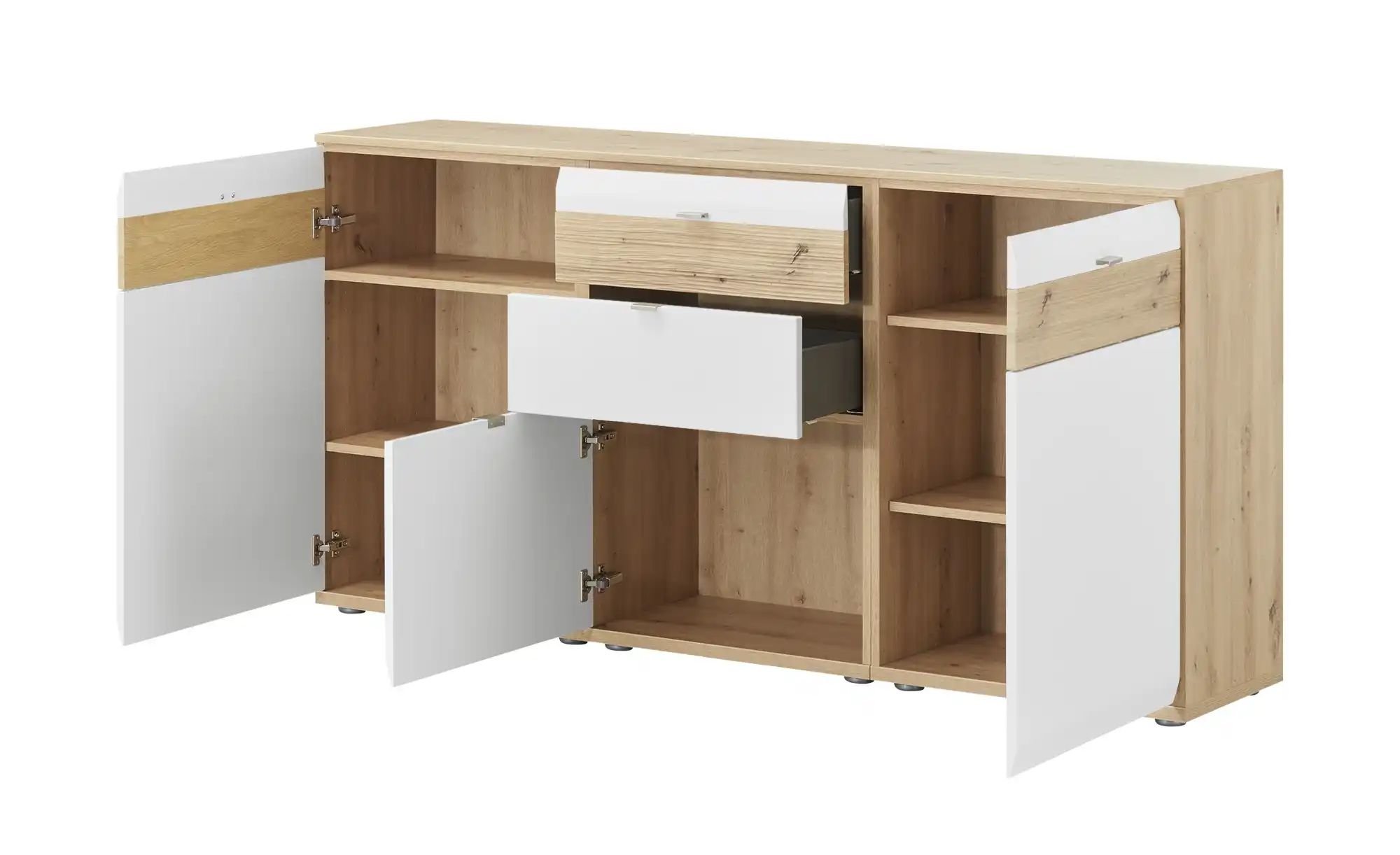 Sideboard  Eldena ¦ grau ¦ Maße (cm): B: 180 H: 90 T: 40 Kommoden & Sideboa günstig online kaufen