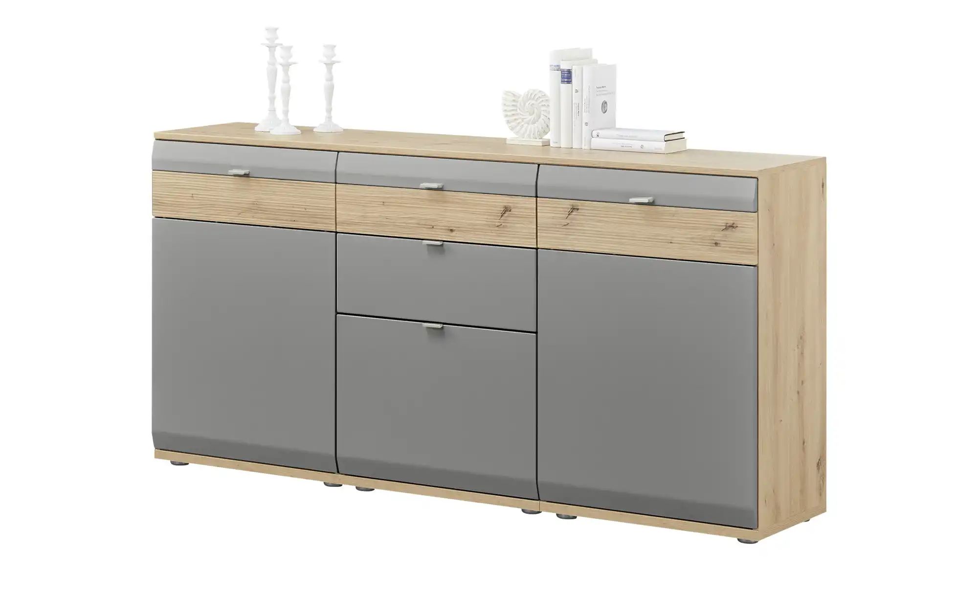 Thumbnail - Sideboard Eldena ¦ grau ¦ Maße (cm): B: 180 H: 90 T: 40.0 Kommoden & Sideboards > Sideboards - Höffner