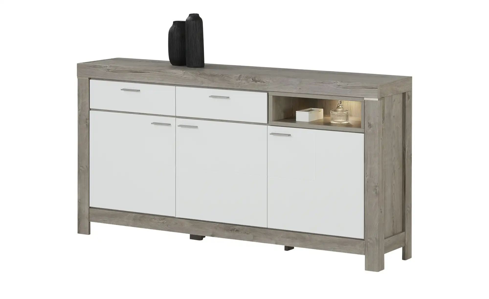 uno Sideboard  Porto ¦ weiß ¦ Maße (cm): B: 196 H: 100 T: 42 Kommoden & Sid günstig online kaufen