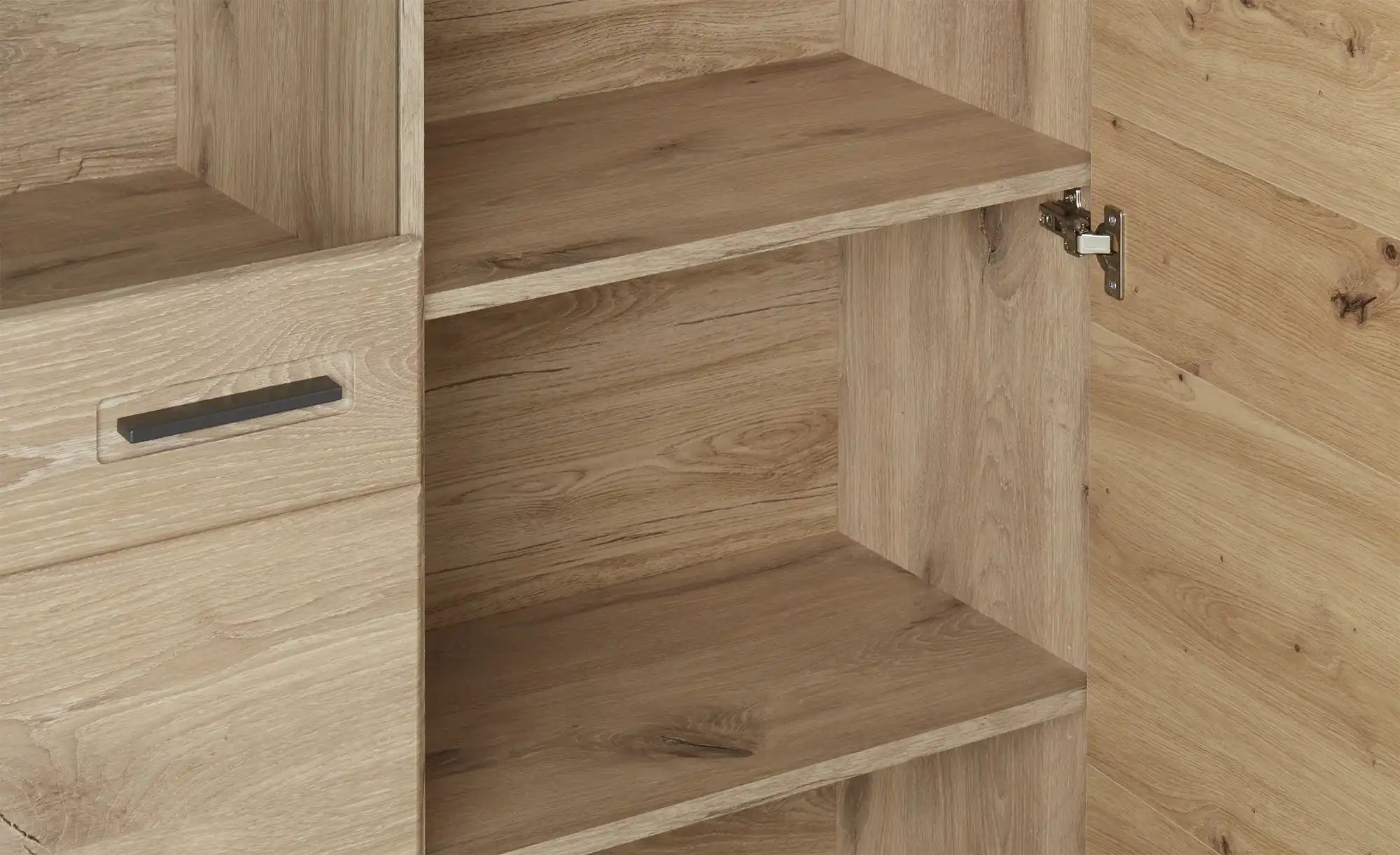 uno Highboard  Lantis ¦ holzfarben ¦ Maße (cm): B: 179 H: 130 T: 38.0 Kommo günstig online kaufen