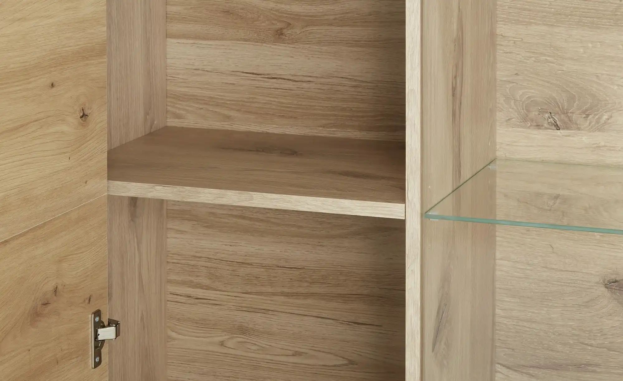 Thumbnail - uno Vitrine  Lantis ¦ holzfarben ¦ Maße (cm): B: 107 H: 208 T: 38.0 Schränke > Vitrinen - Höffner