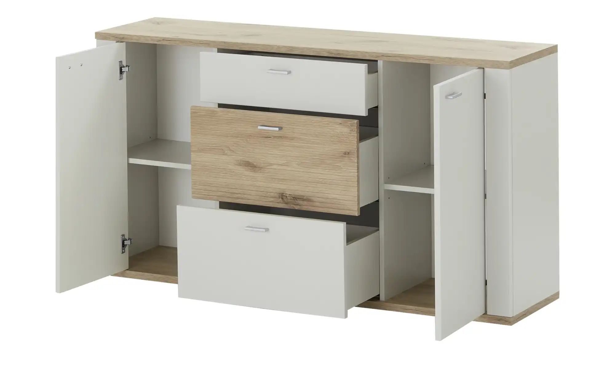 Thumbnail - uno Sideboard Milano ¦ grau ¦ Maße (cm): B: 150 H: 82 T: 38.0 Kommoden & Sideboards > Sideboards - Höffner