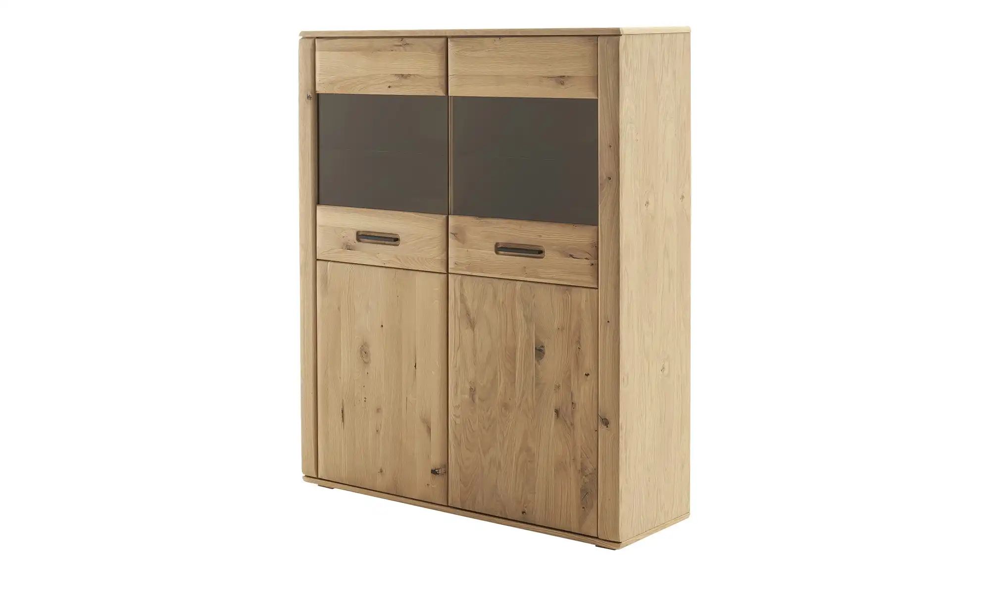 MCA furniture Vitrine Highboard Alento, Asteiche / Balkeneiche Wohnzimmerko günstig online kaufen