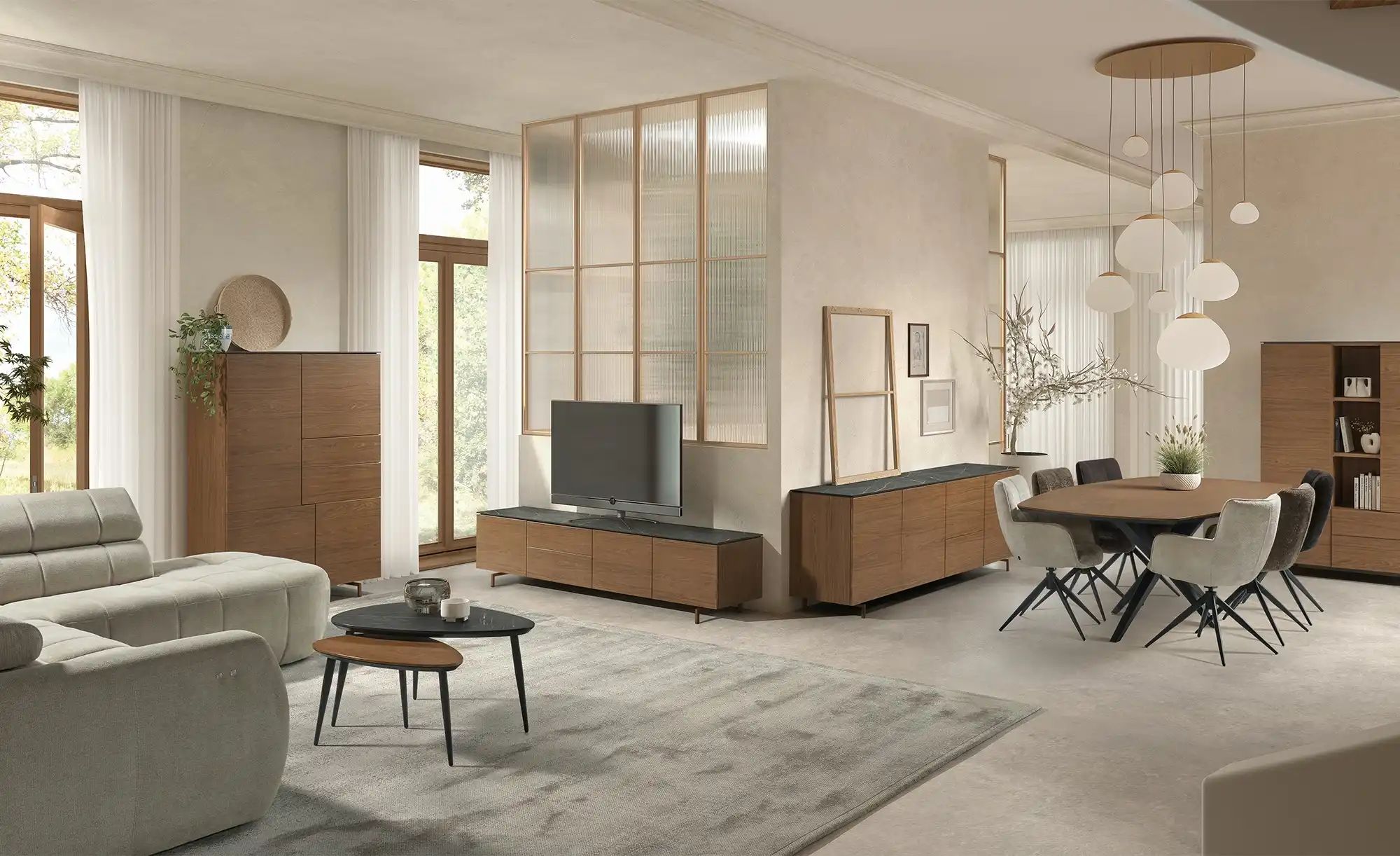 Thumbnail - uno Standregal  Stone ¦ holzfarben ¦ Maße (cm): B: 124 H: 170 T: 45.0 Regale > Standregale - Höffner