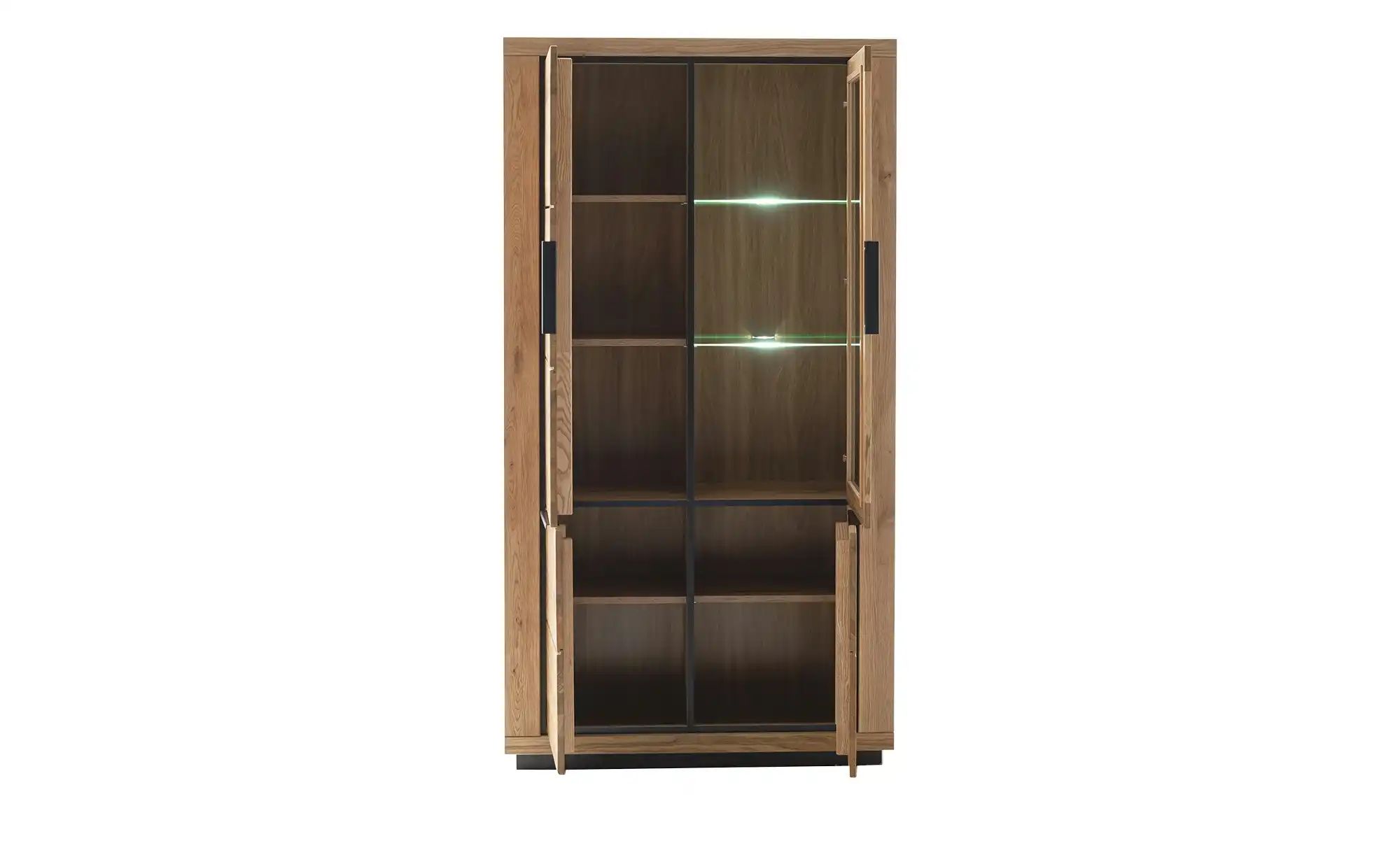 Thumbnail - uno Kombi-Vitrine  Grinda ¦ holzfarben ¦ Maße (cm): B: 107 H: 200 T: 40.0 Schränke > Vitrinen - Höffner