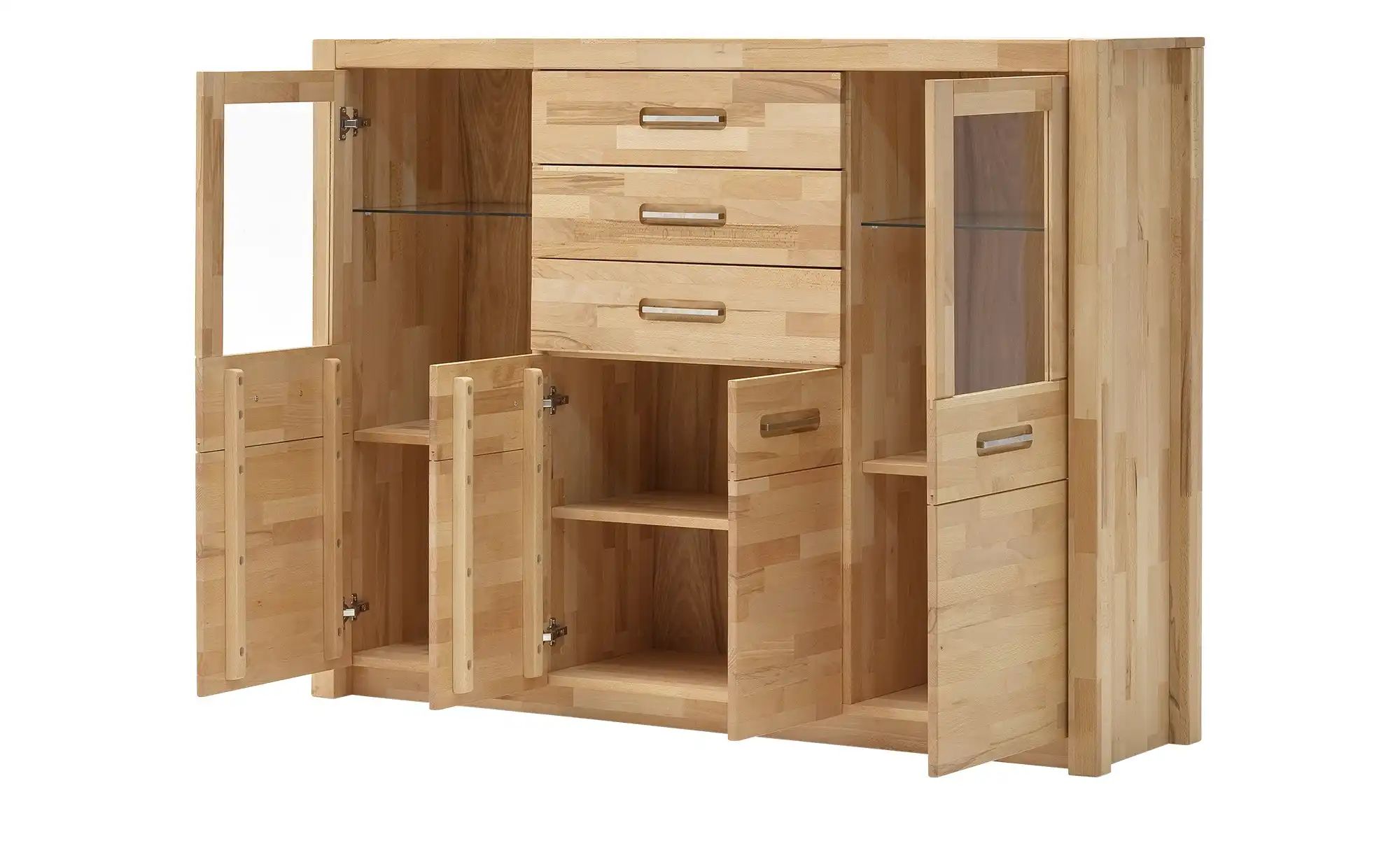 uno Highboard  Franjo ¦ holzfarben ¦ Maße (cm): B: 163 H: 122 T: 40 Kommode günstig online kaufen