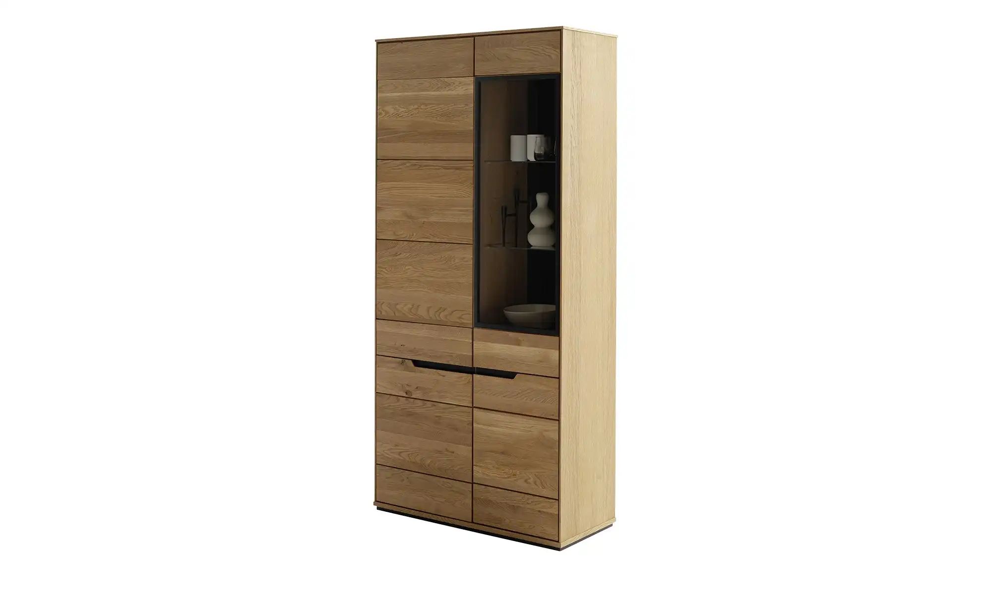 uno Kombi-Vitrine  Yaya ¦ holzfarben ¦ Maße (cm): B: 93 H: 196 T: 41.0 Schr günstig online kaufen