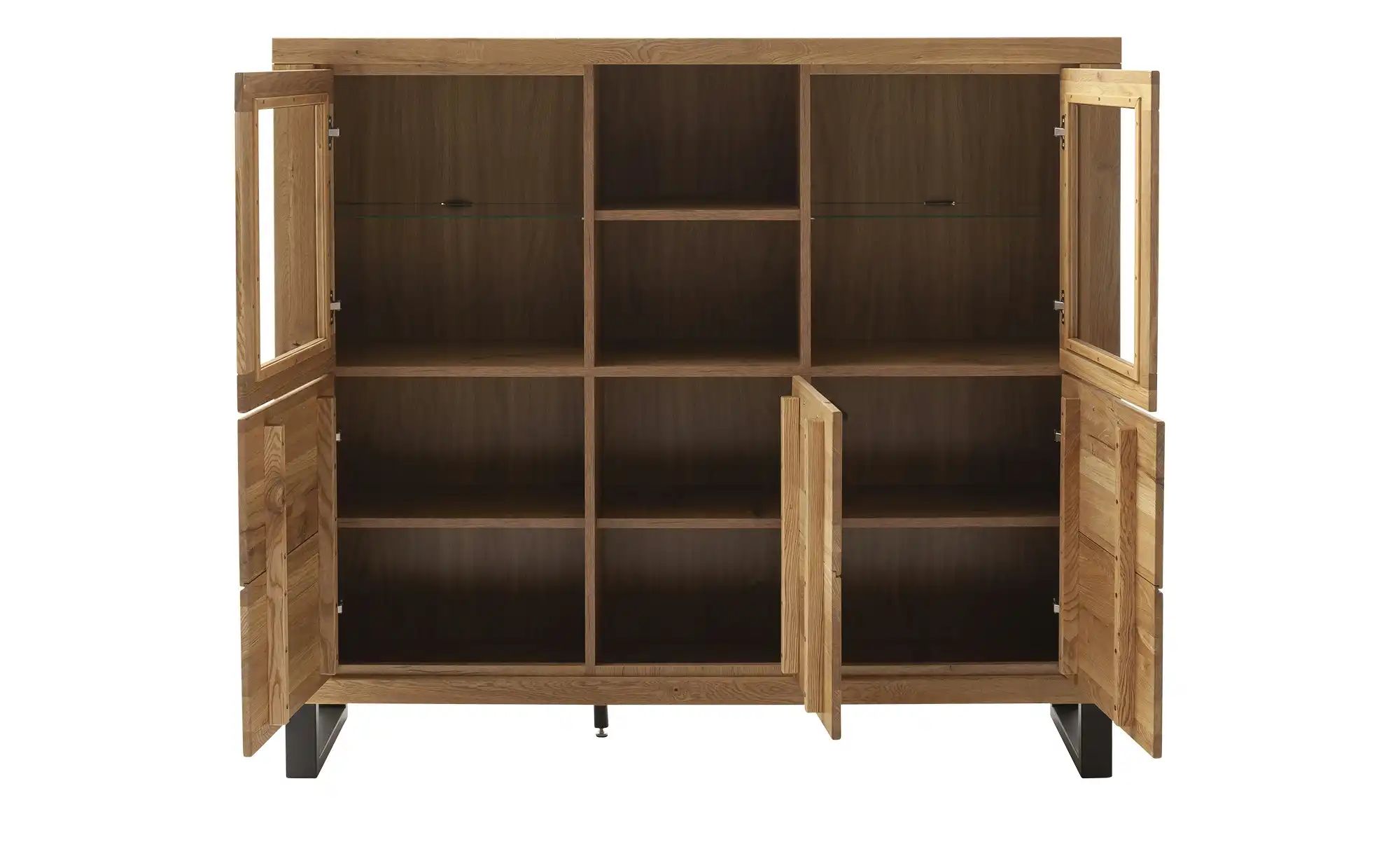 Thumbnail - uno Highboard Kain ¦ holzfarben ¦ Maße (cm): B: 159 H: 140 T: 40.0 Kommoden & Sideboards > Sideboards - Höffner