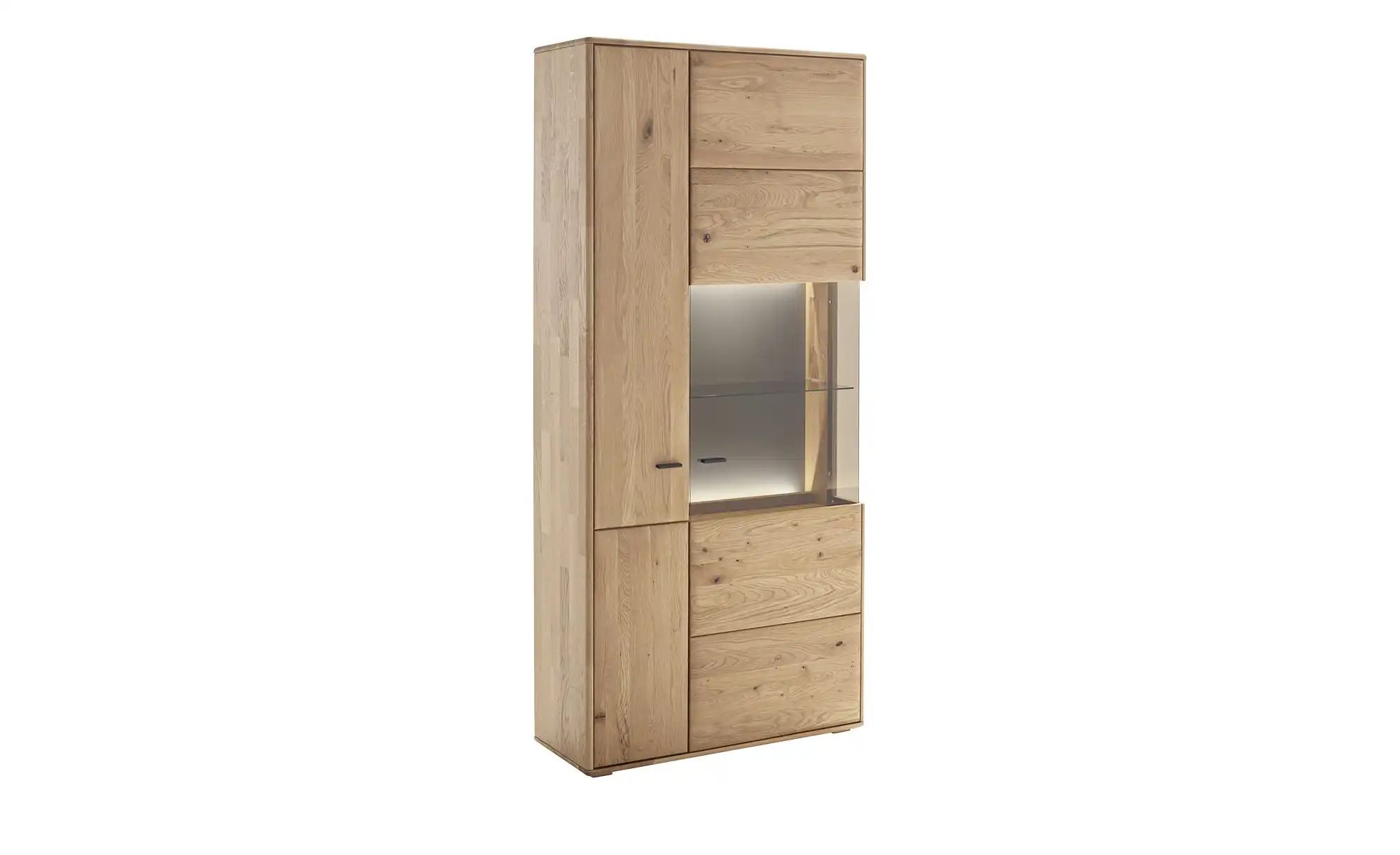 MONDO Kombi-Vitrine  Minoma ¦ holzfarben ¦ Maße (cm): B: 94 H: 207 T: 37.0 günstig online kaufen