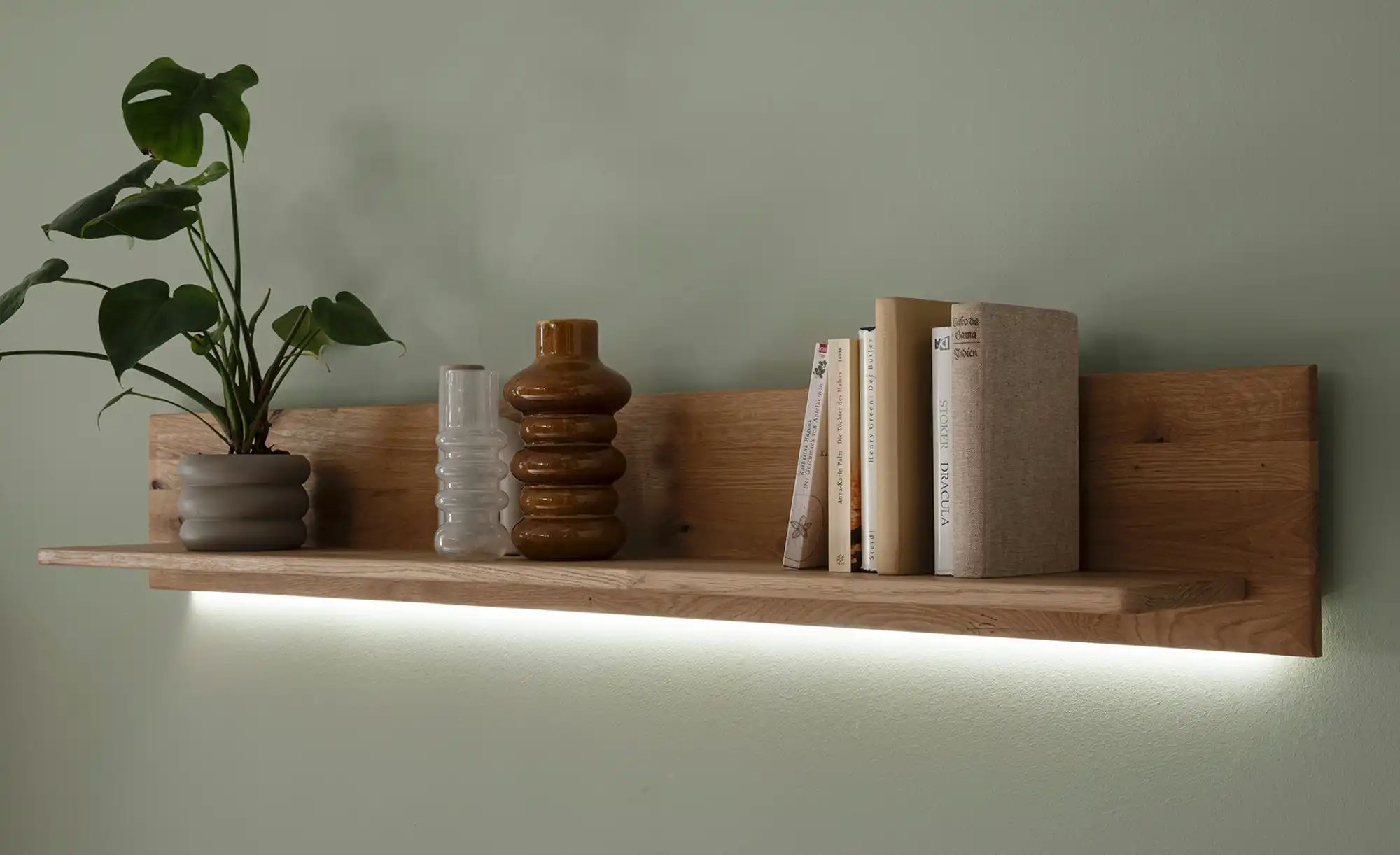 MONDO Wandboard  Minoma ¦ holzfarben ¦ Maße (cm): B: 150 H: 22 T: 22.0 Rega günstig online kaufen