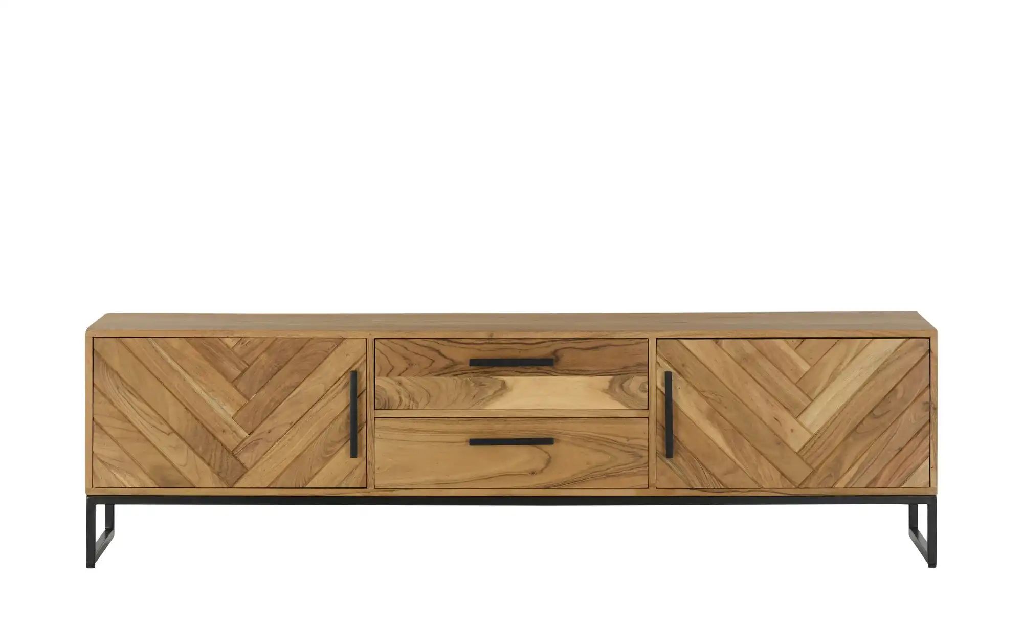 TV-Board aus Massivholz Calatria ¦ holzfarben ¦ Maße (cm): B: 180 H: 50 T: günstig online kaufen