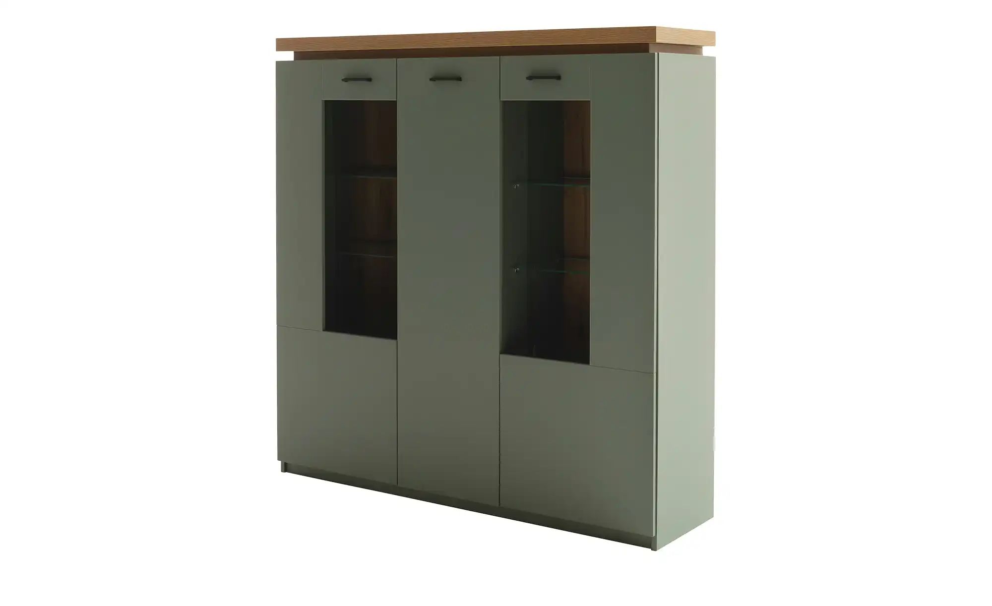 uno Highboard  Zimon ¦ grün ¦ Maße (cm): B: 138 H: 144 T: 38.0 Kommoden & S günstig online kaufen