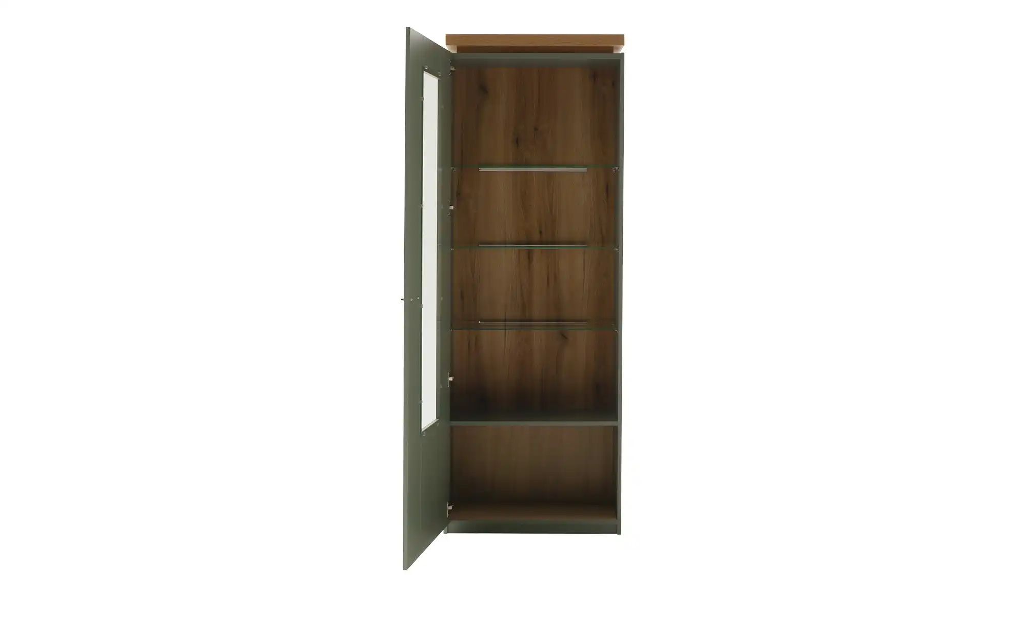 uno Vitrine  Zimon ¦ grün ¦ Maße (cm): B: 70 H: 197 T: 38.0 Schränke > Vitr günstig online kaufen