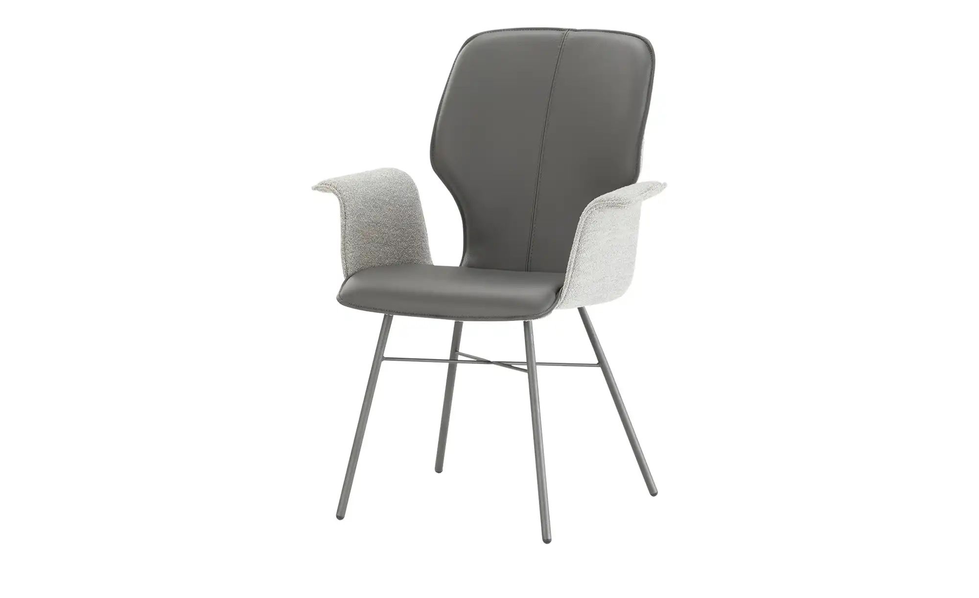 Musterring Armlehnstuhl  Nevio ¦ grau ¦ Maße (cm): B: 66 H: 95 T: 63.0 Stüh günstig online kaufen
