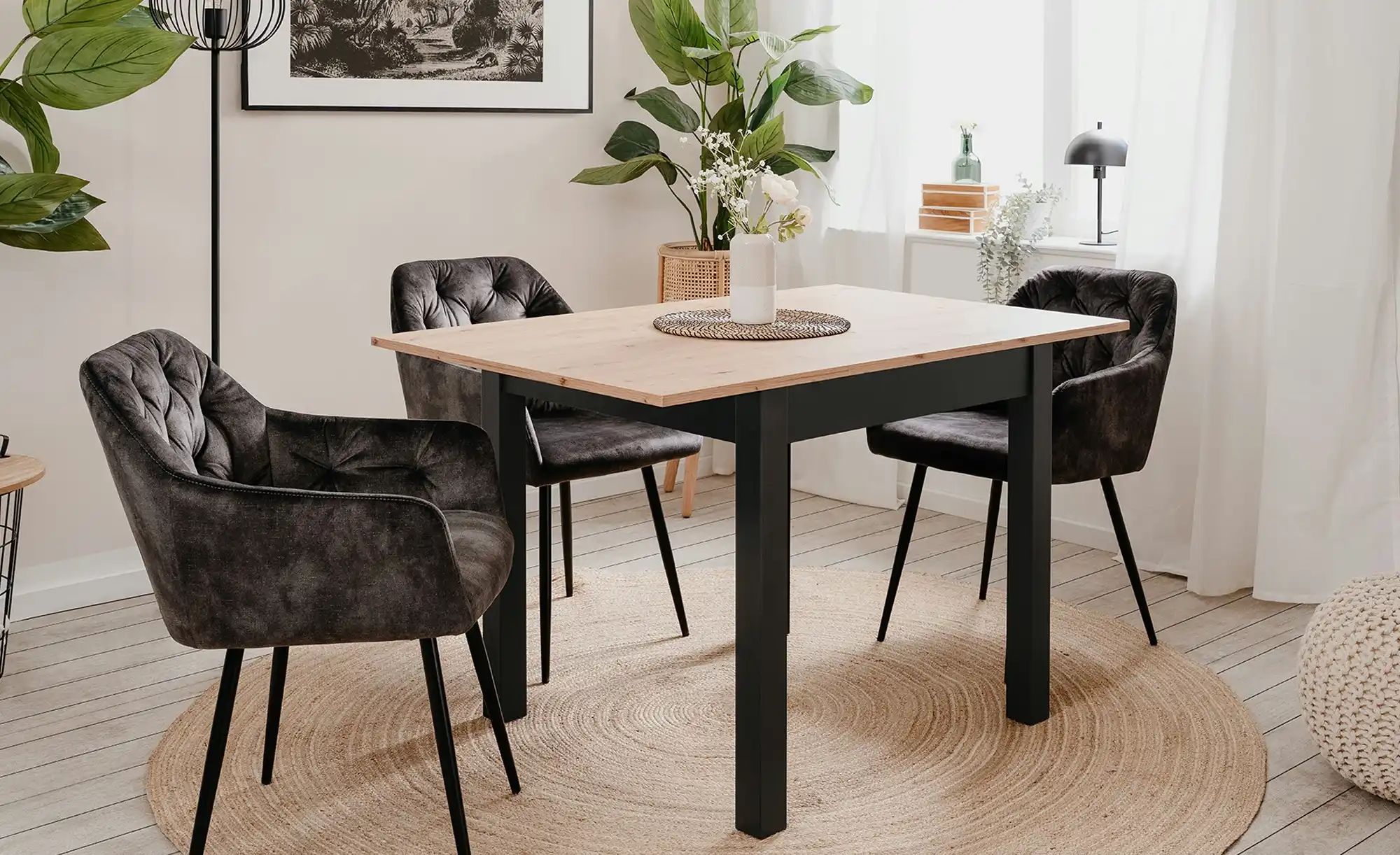 Faszinierend Esstisch 80x80 Ausziehbar Bilder