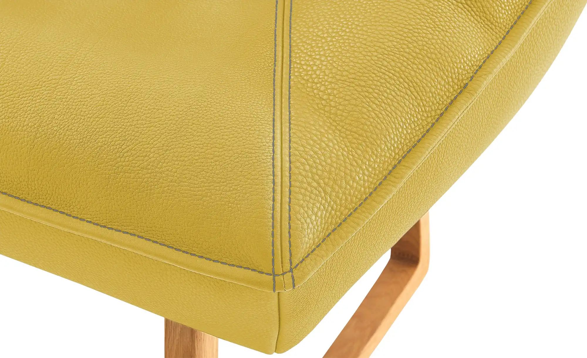 Thumbnail - KOINOR Polsterbank Leder Alino ¦ gelb ¦ Maße (cm): B: 188 H: 89 T: 77.0 Bänke > Einzelbänke - Höffner