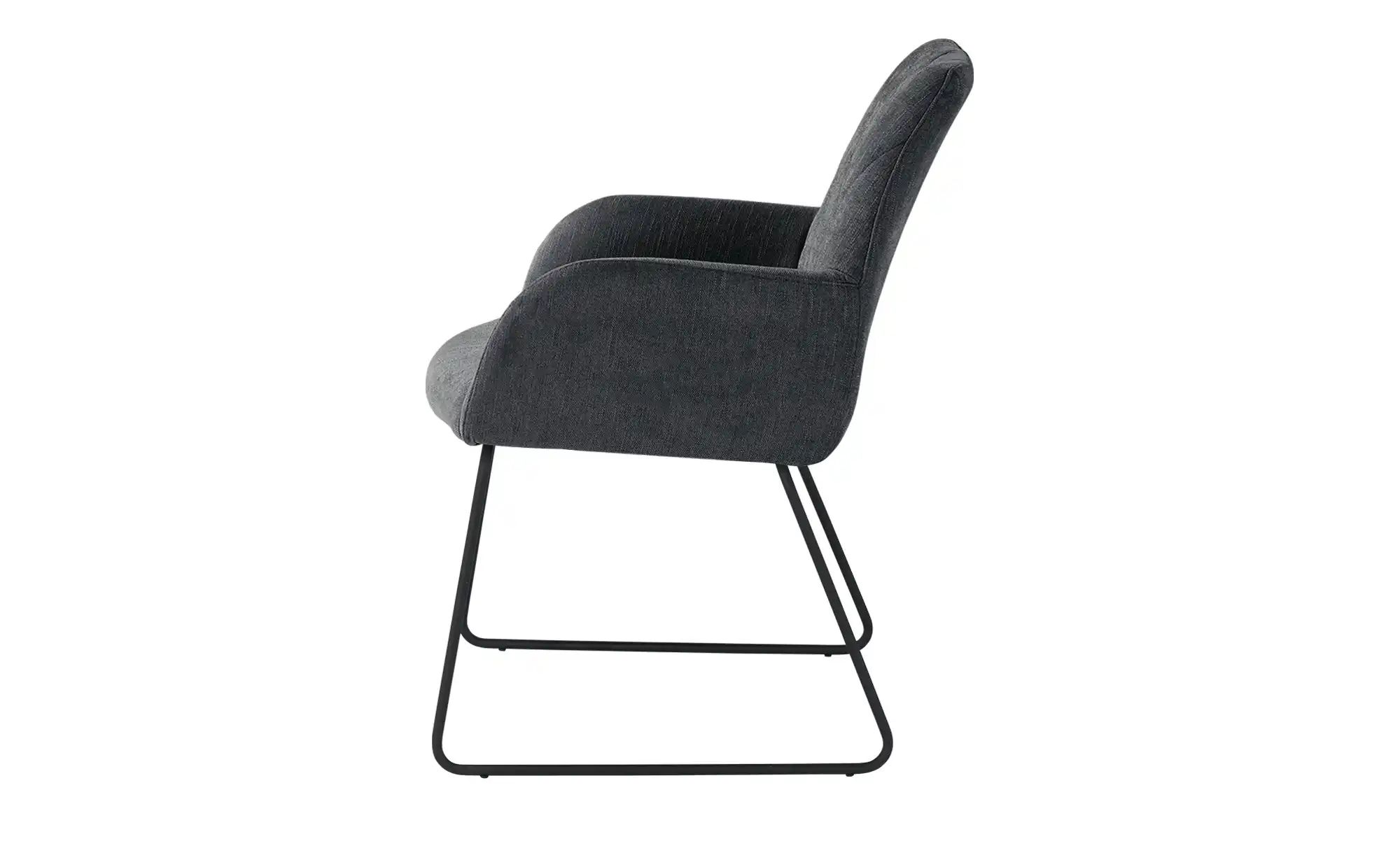 Thumbnail - Woodford Armlehnstuhl Bristol ¦ schwarz ¦ Maße (cm): B: 60 H: 88 T: 67.0 Stühle > Esszimmerstühle > Esszimmerstühle mit...