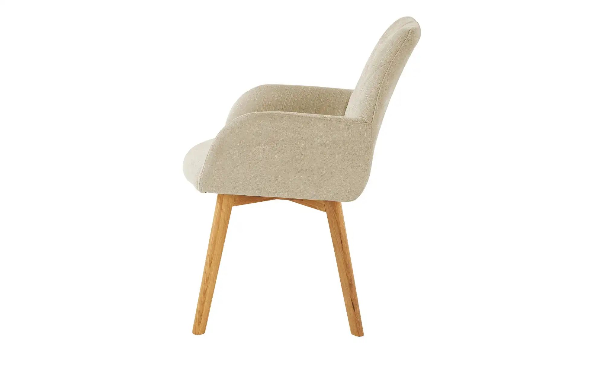 Thumbnail - Woodford Armlehnstuhl  Bristol ¦ creme ¦ Maße (cm): B: 60 H: 88 T: 67.0 Stühle > Esszimmerstühle > Esszimmerstühle mit A...