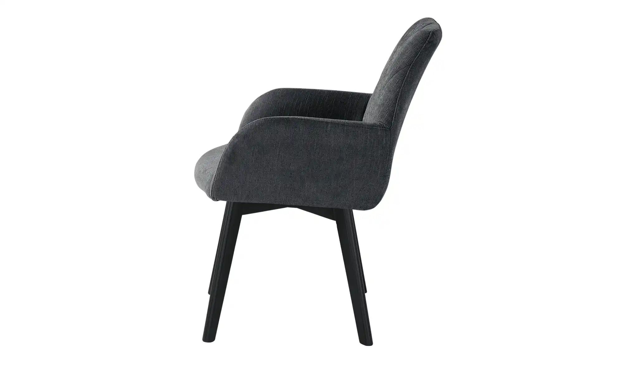 Thumbnail - Woodford Armlehnstuhl  Bristol ¦ schwarz ¦ Maße (cm): B: 60 H: 88 T: 67.0 Stühle > Esszimmerstühle > Esszimmerstühle mit...