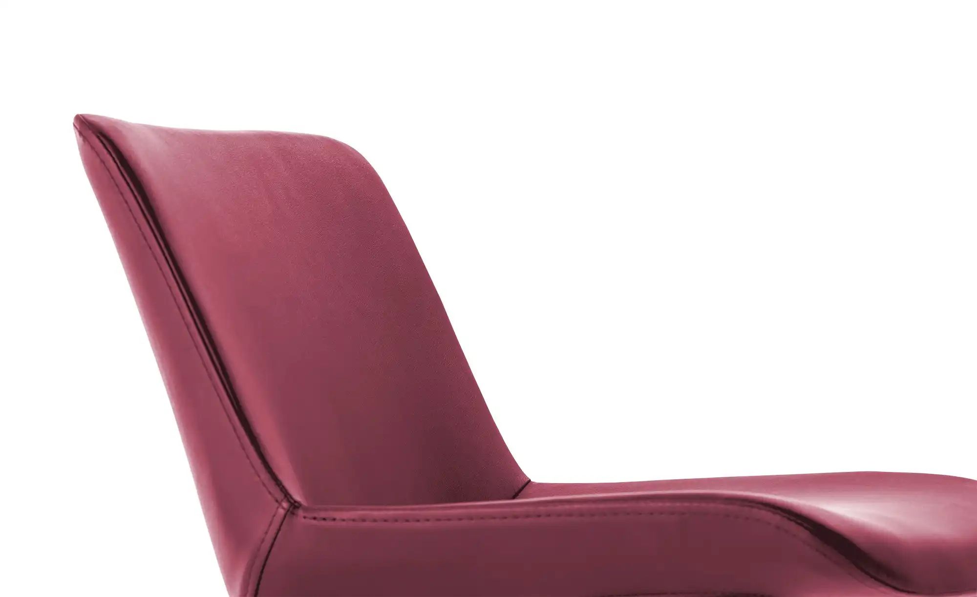 Thumbnail - Barhocker Leder MyTina ¦ rot ¦ Maße (cm): B: 44 T: 38.0 Polstermöbel > Hocker > Barhocker - Höffner