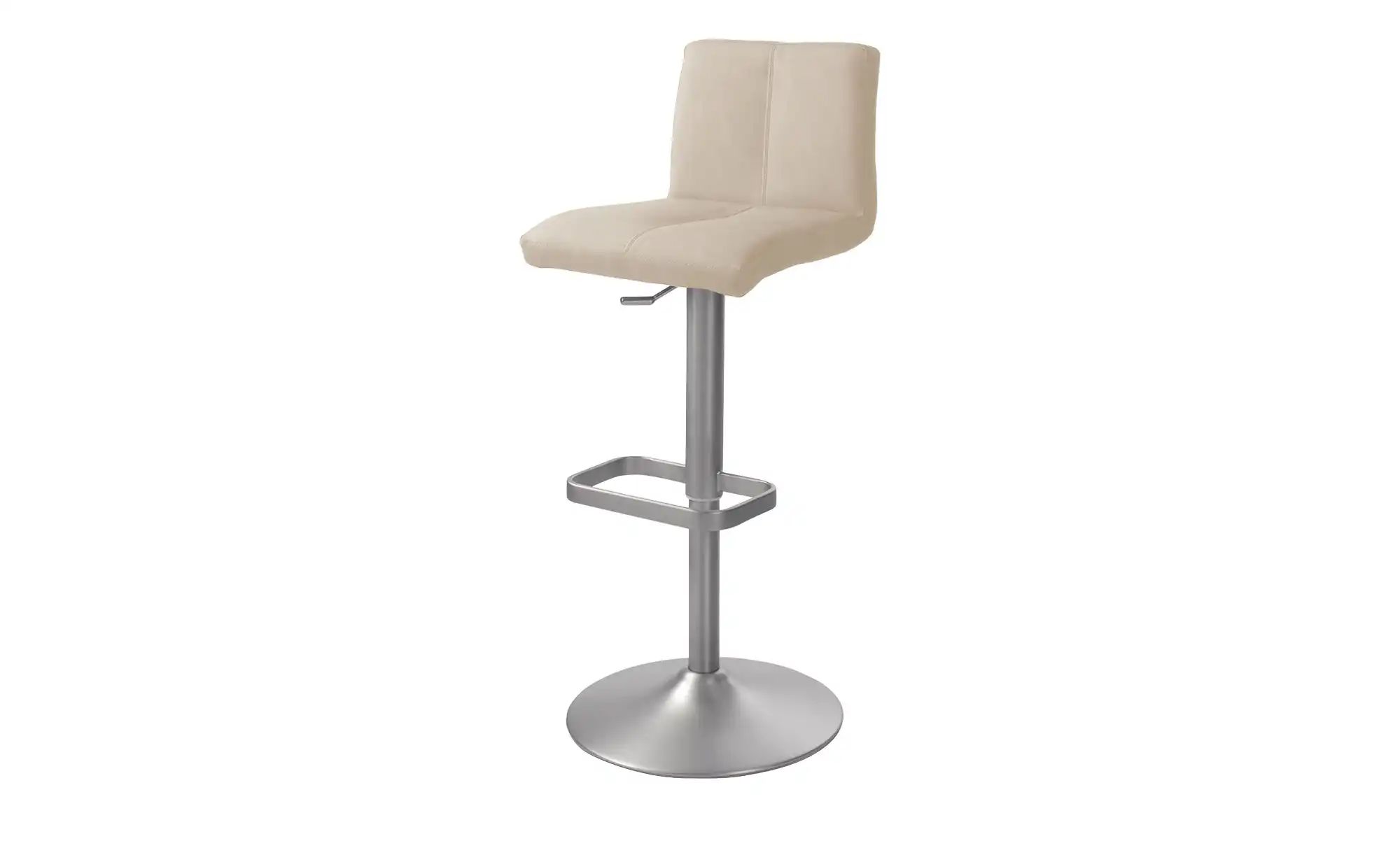 Barhocker  MyTina ¦ beige ¦ Maße (cm): B: 44 T: 38 Polstermöbel > Hocker > günstig online kaufen