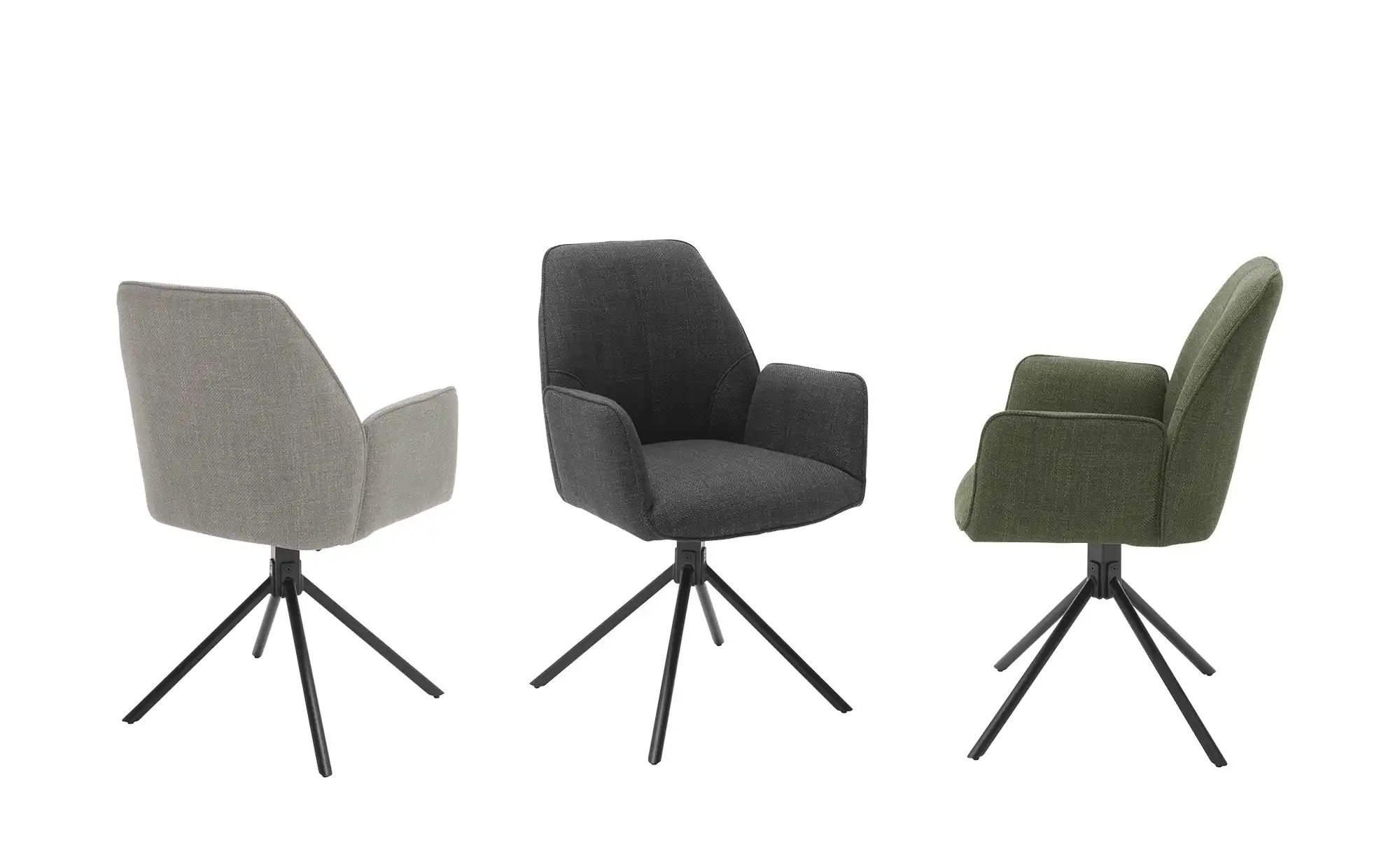 Esszimmerstuhl  drehbar Pemba ¦ grau ¦ Maße (cm): B: 59 H: 88 T: 63.0 Stühl günstig online kaufen