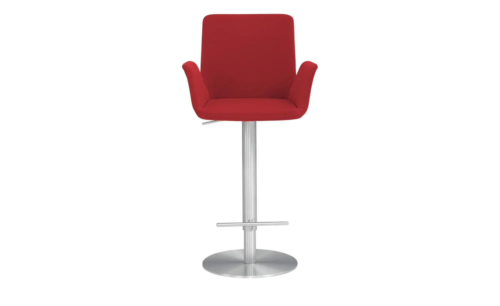 Barhocker  MyHelios ¦ rot ¦ Maße (cm): B: 52 T: 35 Polstermöbel > Hocker > günstig online kaufen