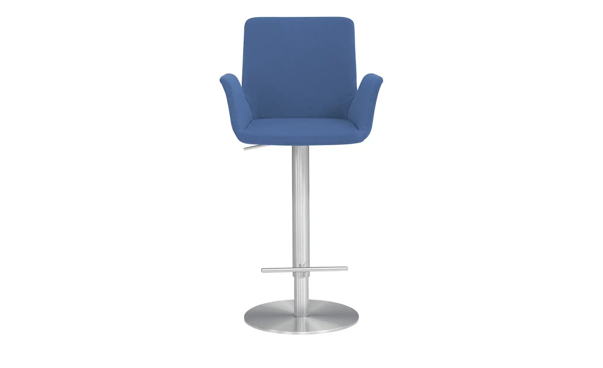 Barhocker  MyHelios ¦ blau ¦ Maße (cm): B: 52 T: 35 Polstermöbel > Hocker > günstig online kaufen