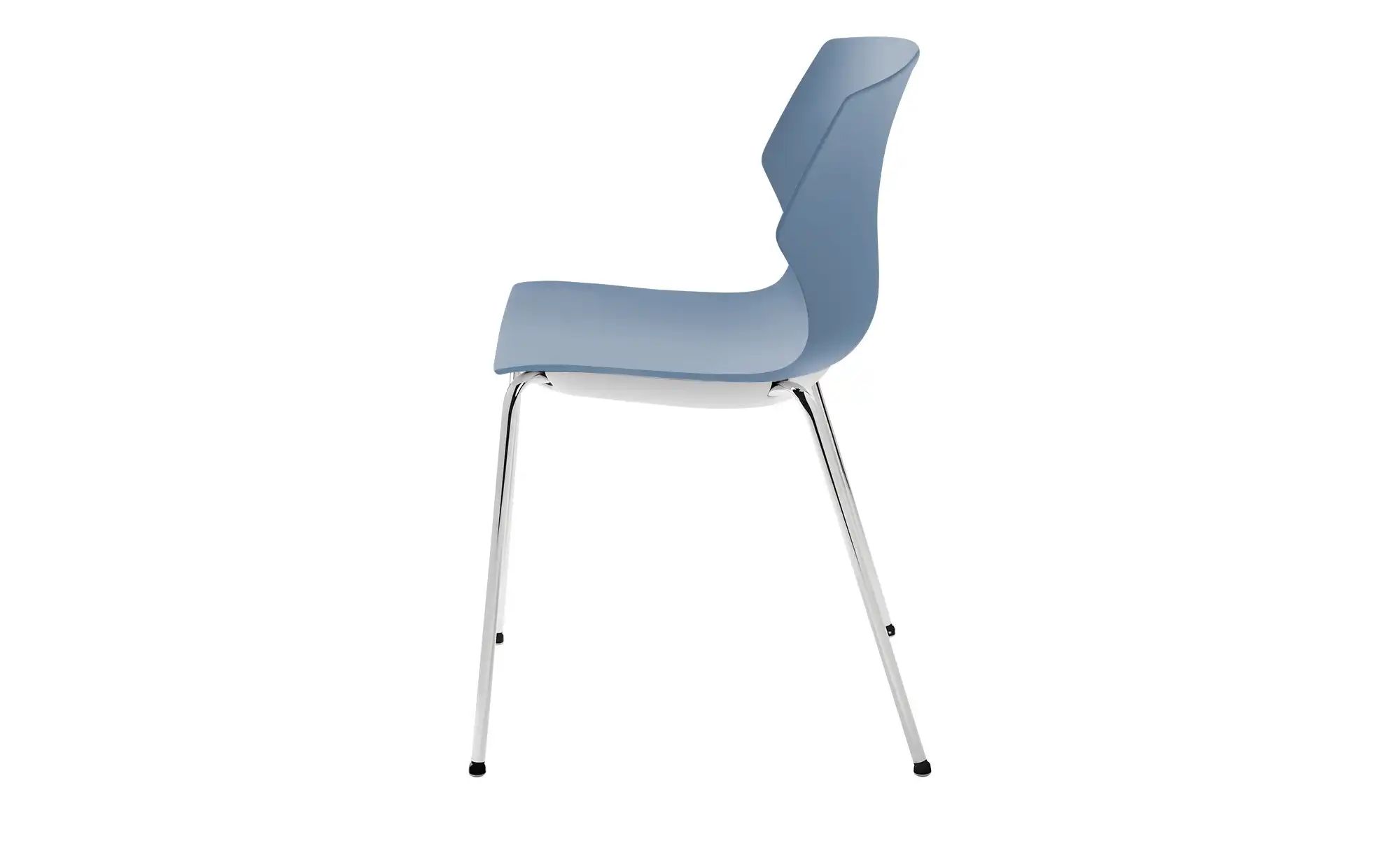 Stapelstuhl  2er Set MyPrimo ¦ blau ¦ Maße (cm): B: 51 H: 80,5 T: 53.0 Stüh günstig online kaufen
