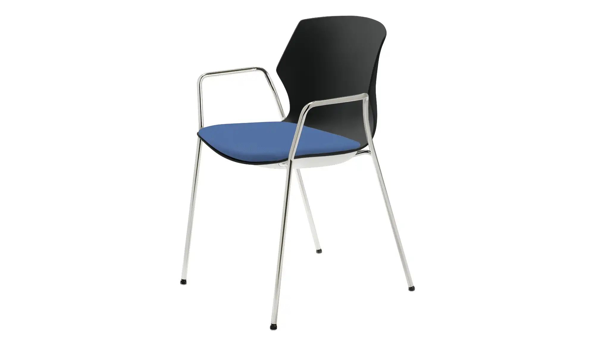 Thumbnail - Stapelstuhl 2er Set MyPrimo ¦ blau ¦ Maße (cm): B: 55 H: 80,5 T: 53.0 Stühle > Küchenstühle > Küchenstühle mit Armlehne...